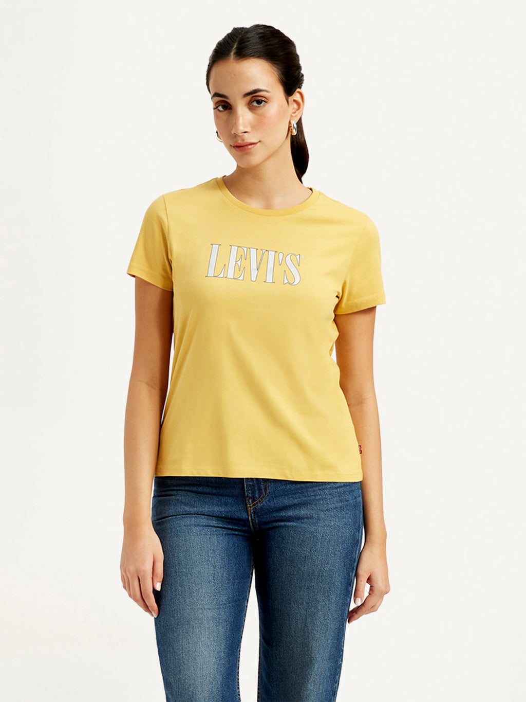 Women's Brand Logo Crew Neck T-Shirt