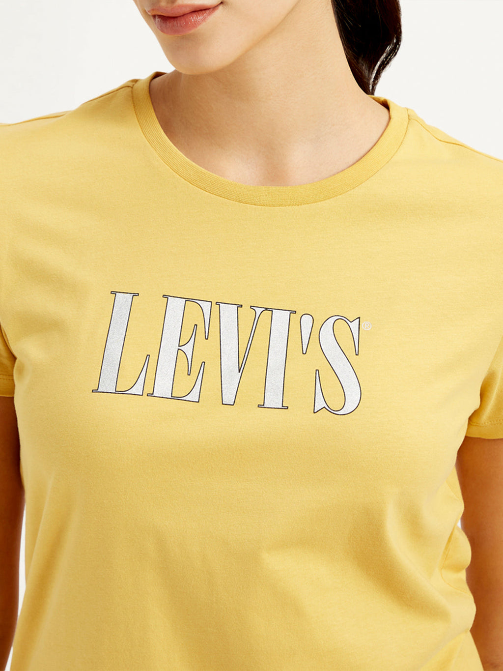 Women's Brand Logo Crew Neck T-Shirt