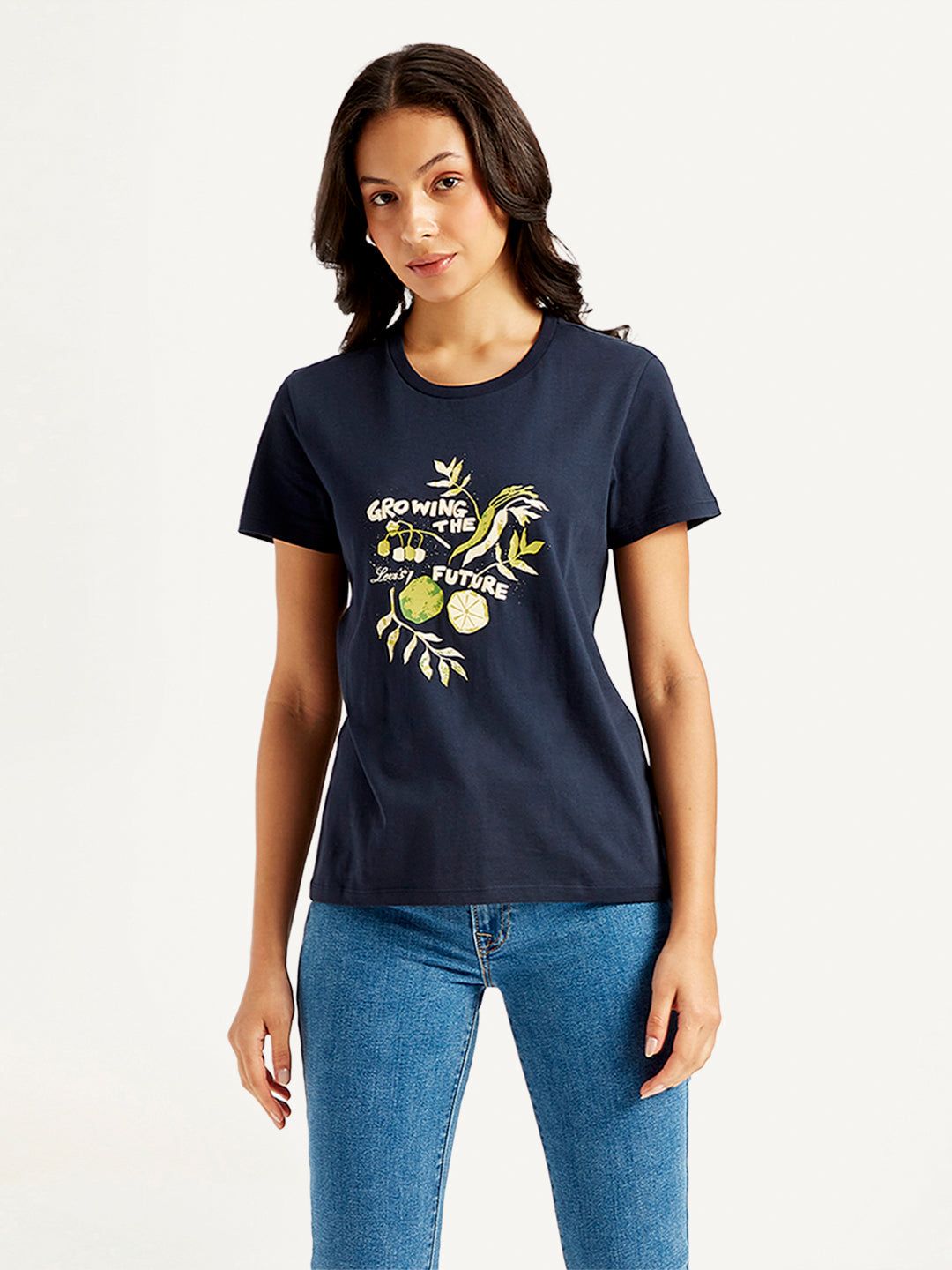 Women's Graphic Print Crew Neck T-shirt