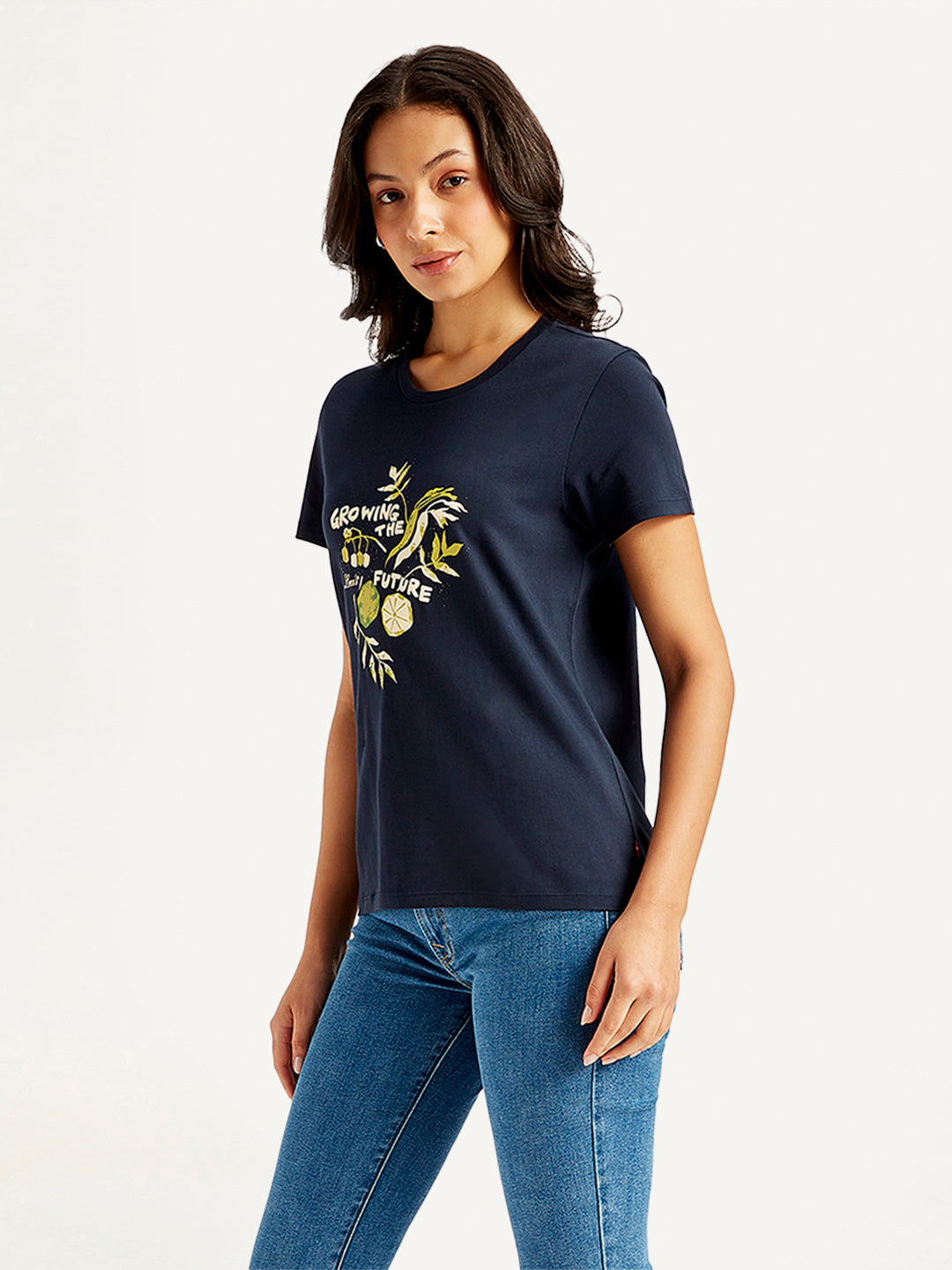 Women's Graphic Print Crew Neck T-shirt