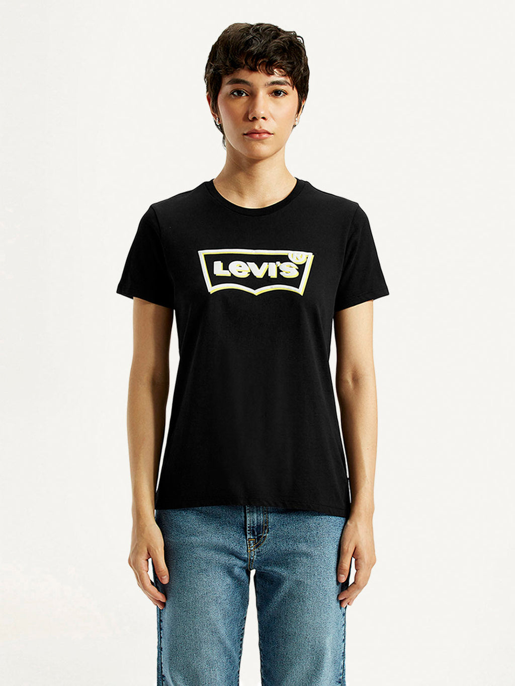 Women's Typography Regular Fit T-Shirt