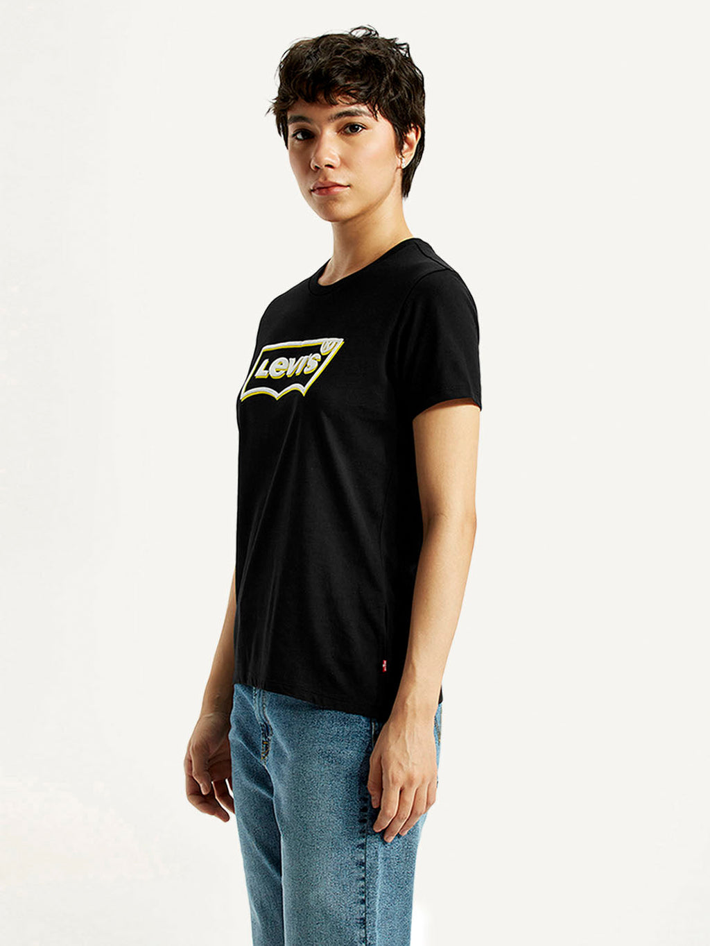 Women's Typography Regular Fit T-Shirt