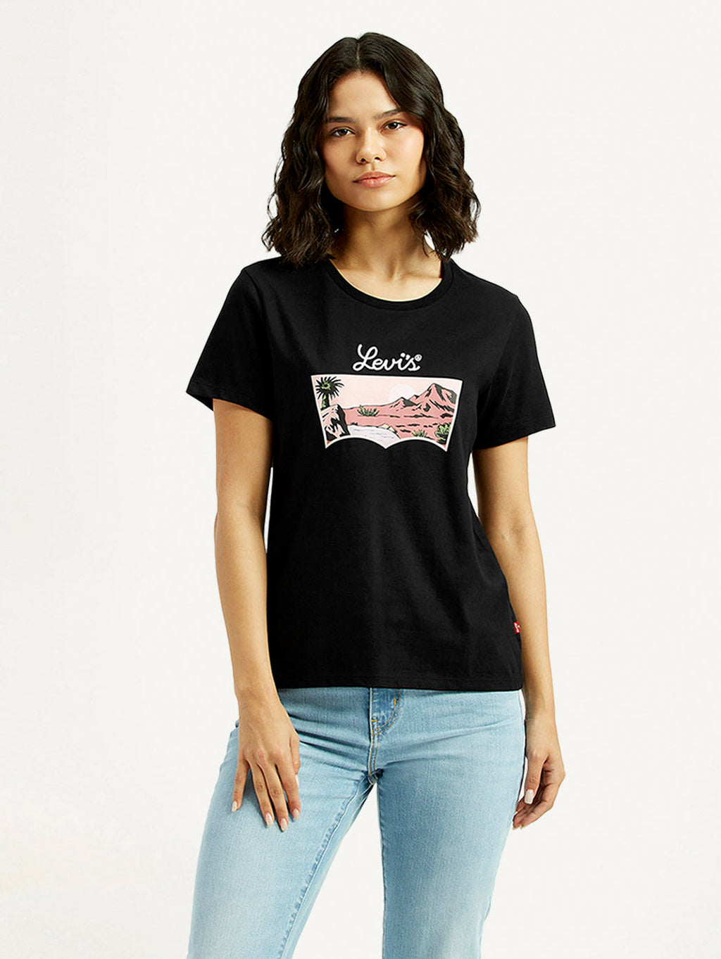 Women's Graphic Print Round Neck T-shirt