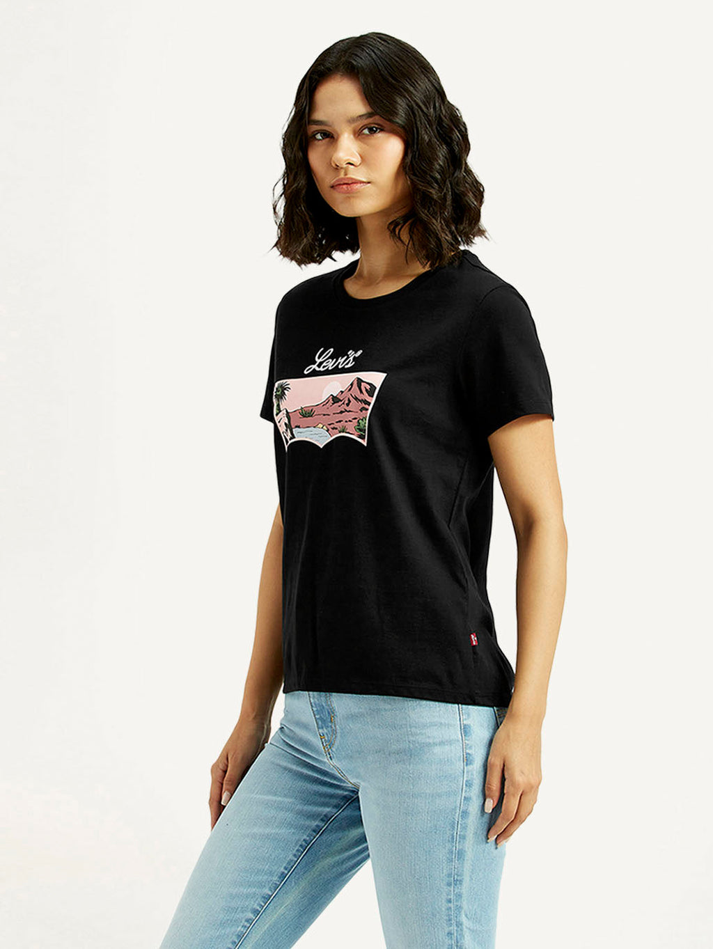 Women's Graphic Print Round Neck T-shirt