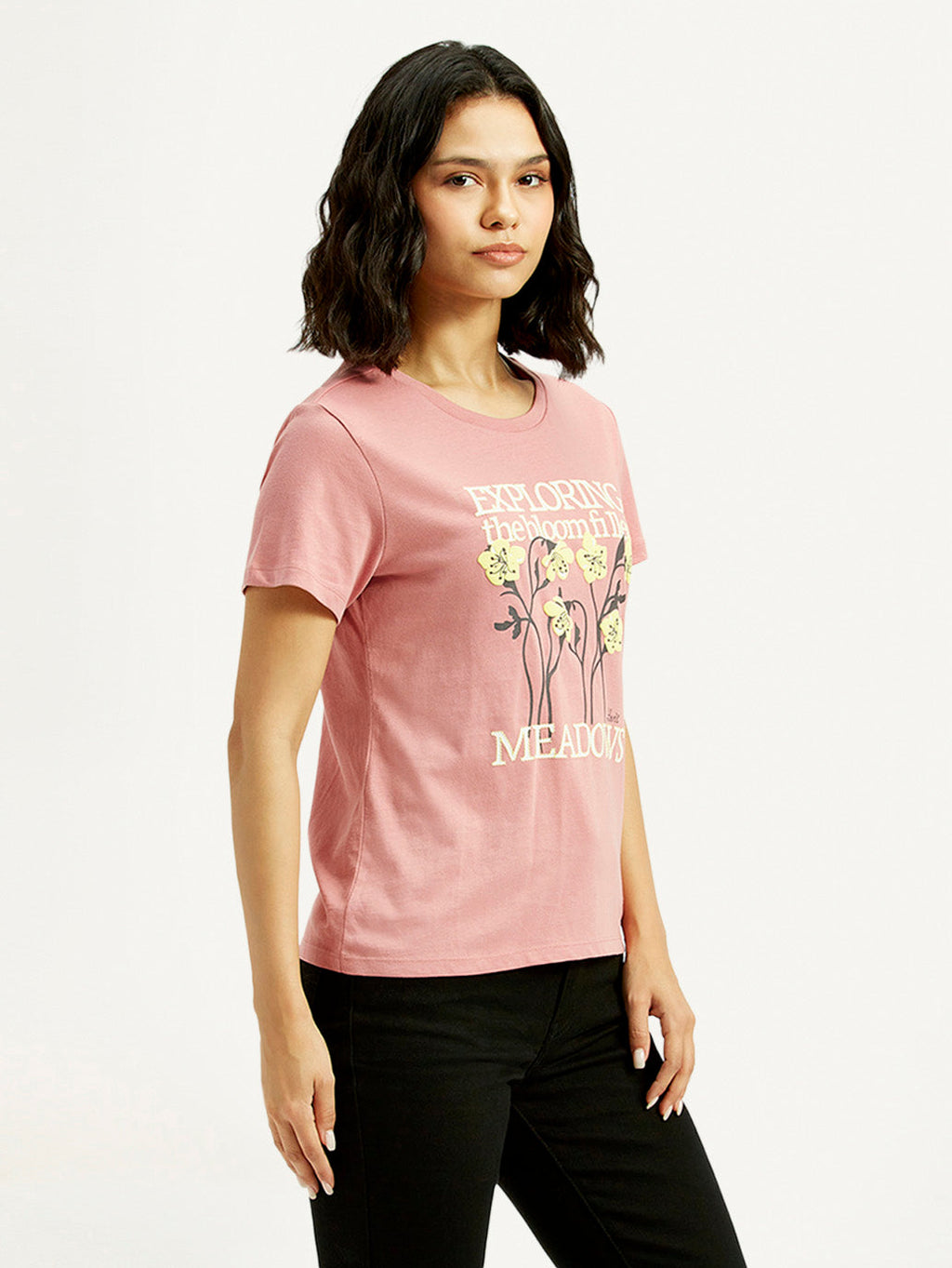 Women's Graphic Print Round Neck T-shirt