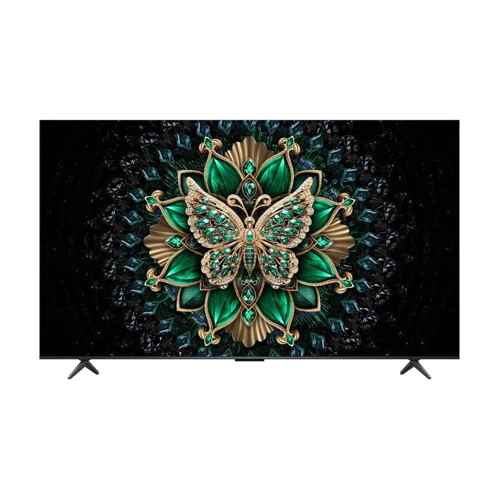 TCL 139 cm (55 inch) QD-Mini LED Google TV, 55C6K, Black