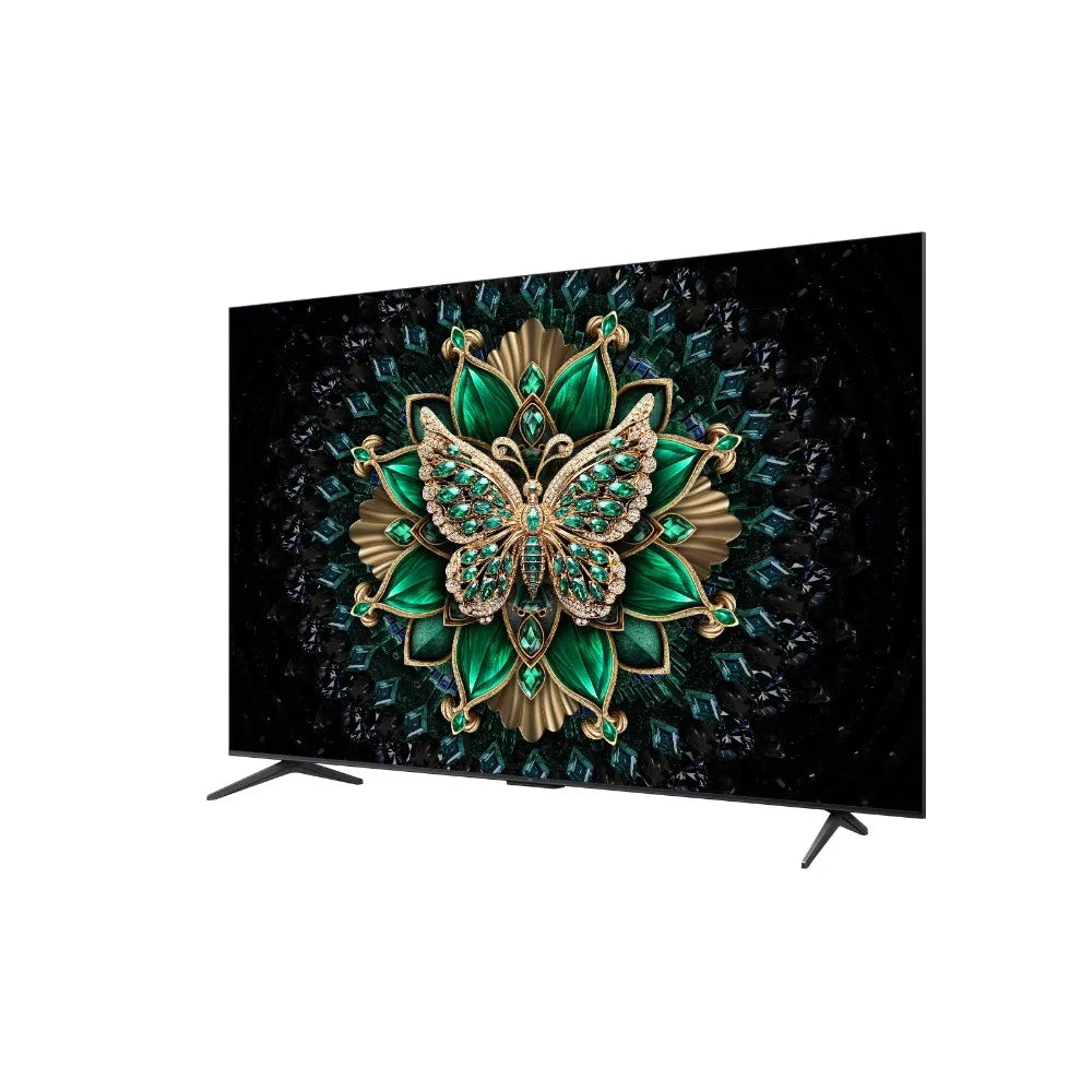 TCL 139 cm (55 inch) QD-Mini LED Google TV, 55C6K, Black