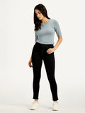 Women's 721 Black Skinny Fit High Rise Jeans
