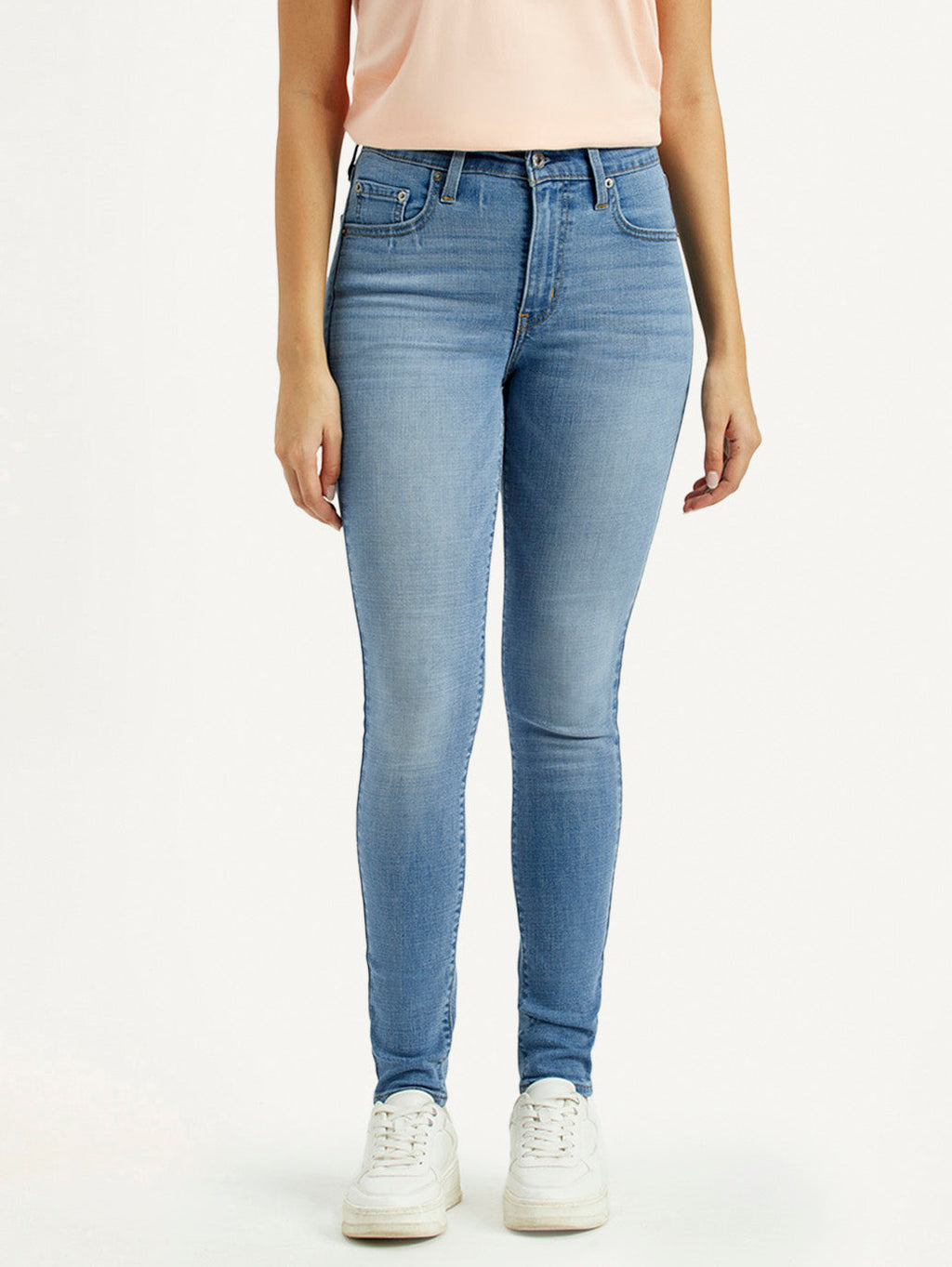 Women's 721 Light Indigo Skinny Fit High Rise Jeans