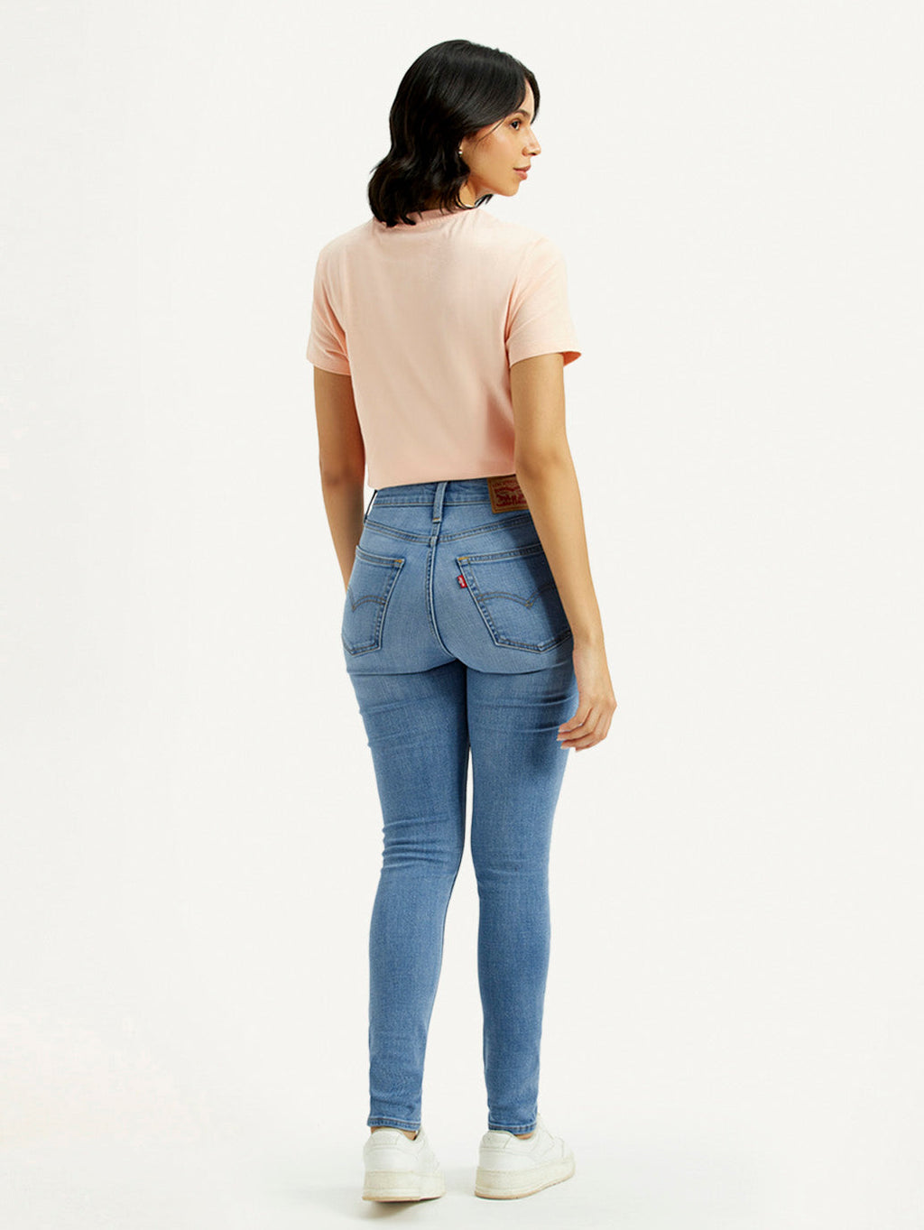 Women's 721 Light Indigo Skinny Fit High Rise Jeans