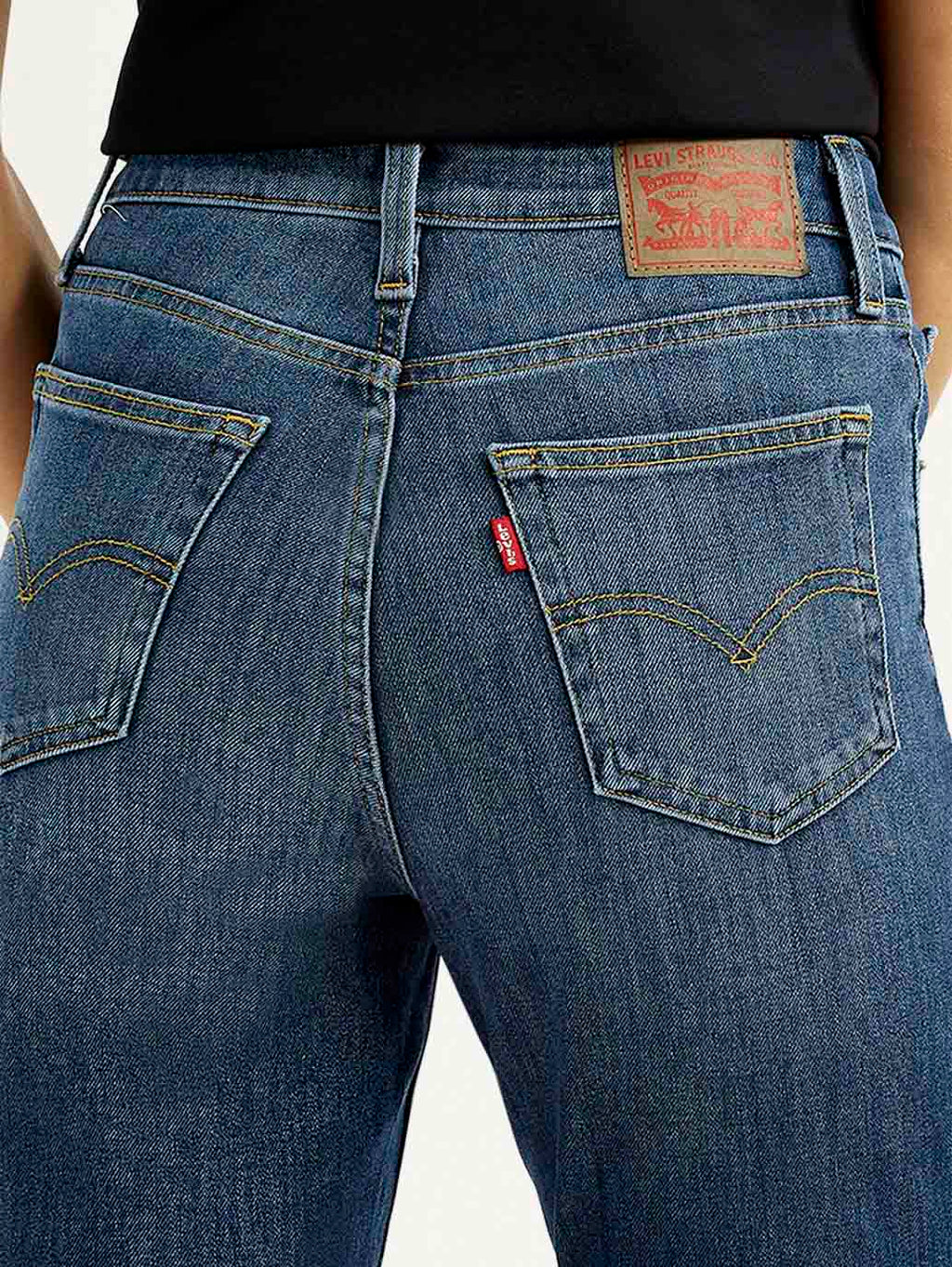 Women's Dark Indigo Skinny Fit High Rise Jeans