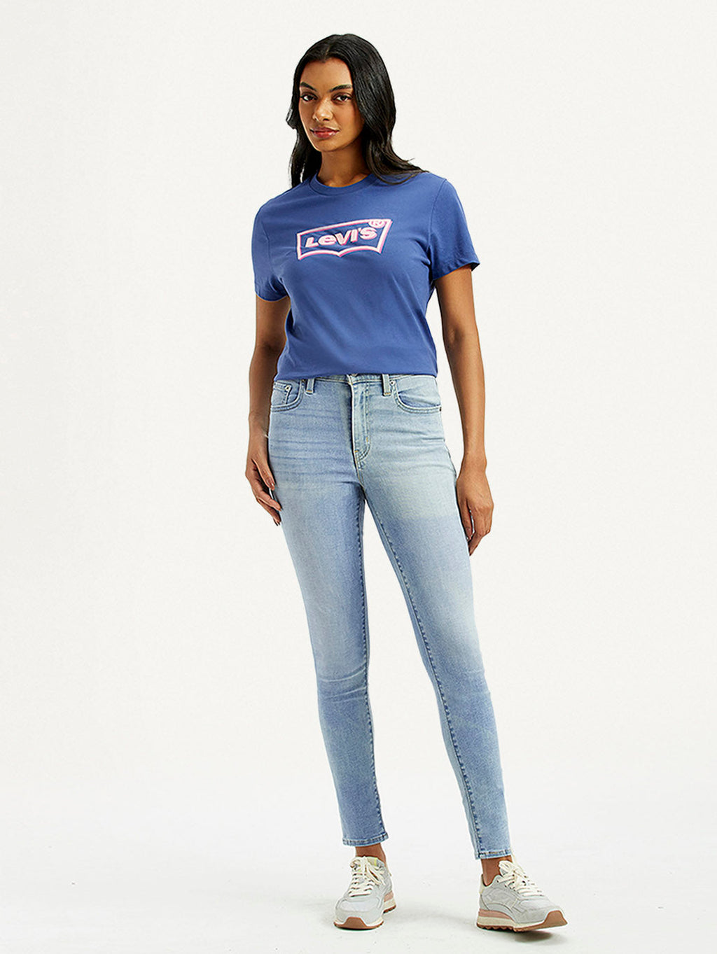 Women's 721 Light Indigo Skinny Fit High Rise Jeans