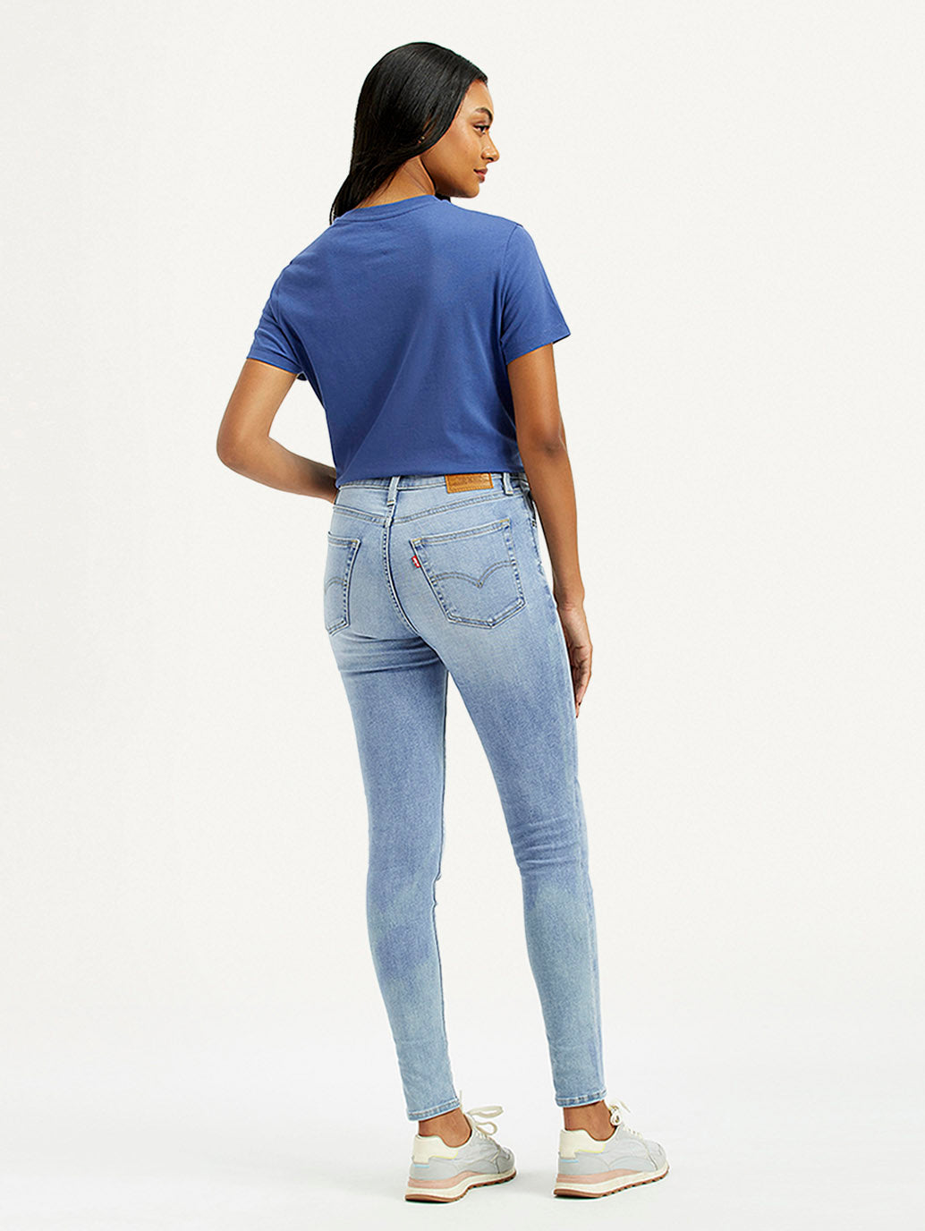 Women's 721 Light Indigo Skinny Fit High Rise Jeans