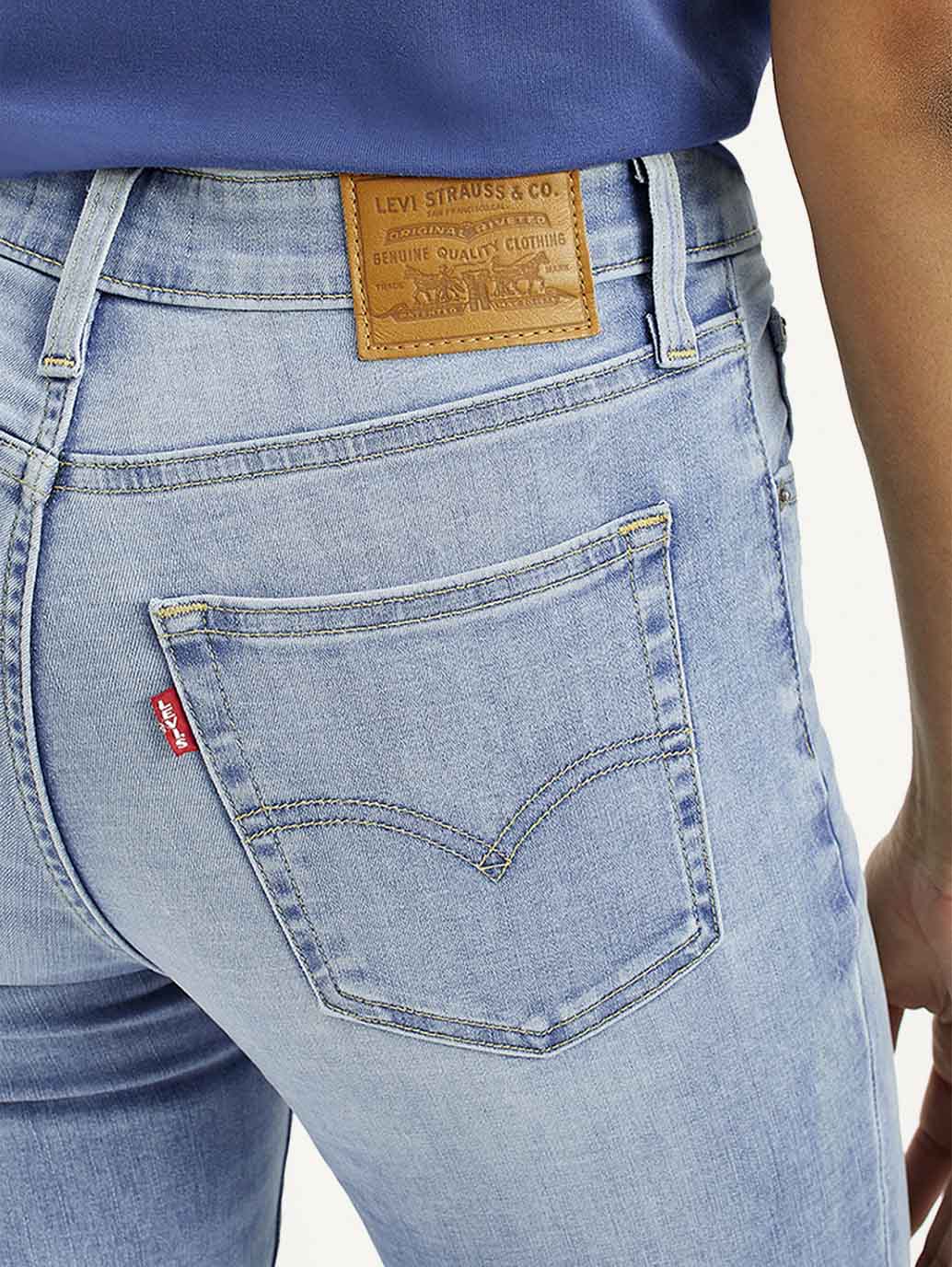 Women's 721 Light Indigo Skinny Fit High Rise Jeans