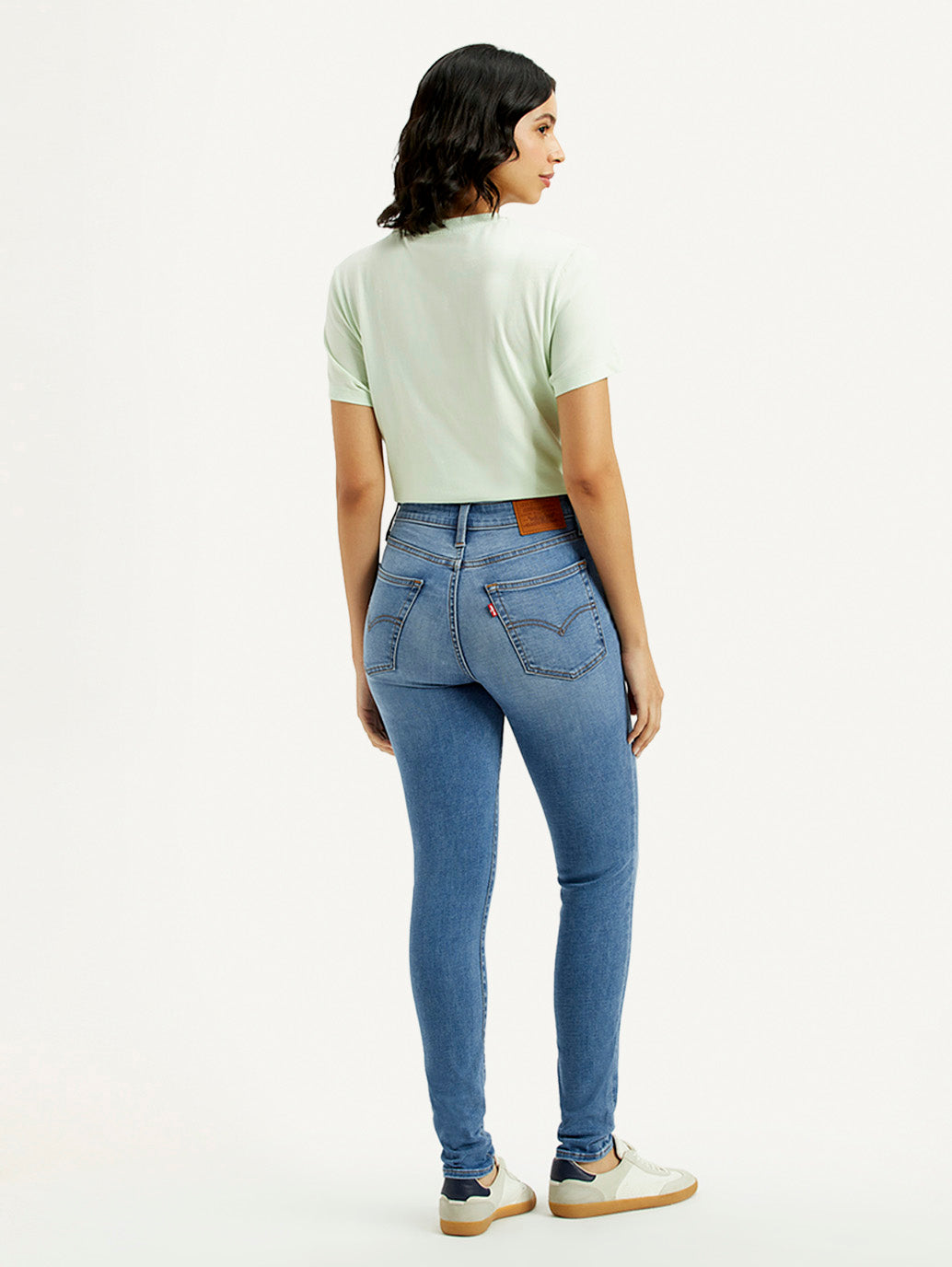 Women's 721 Med Indigo Skinny Fit High Rise Jeans