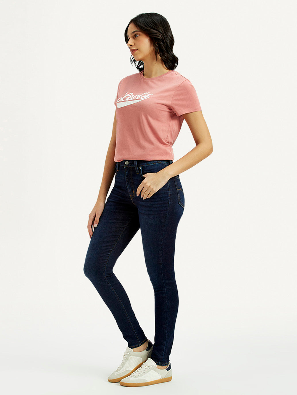 Women's 721 Dark Indigo Skinny Fit High Rise Jeans