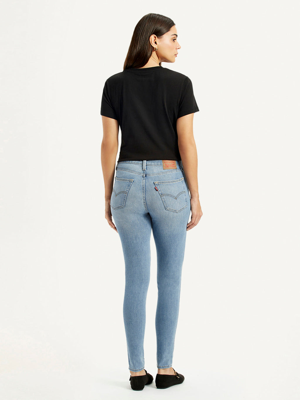 Women's High Rise Skinny Light Indigo Jeans