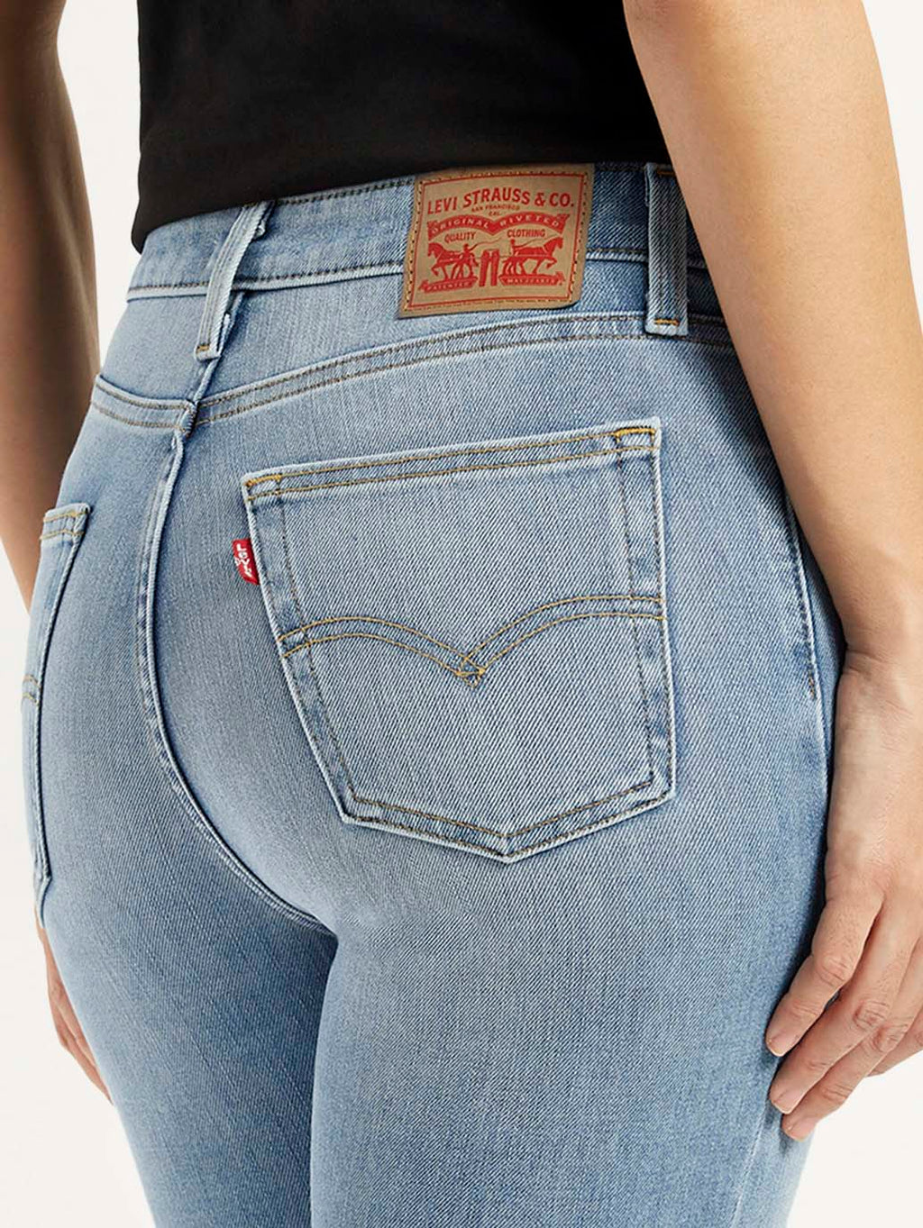 Women's High Rise Skinny Light Indigo Jeans