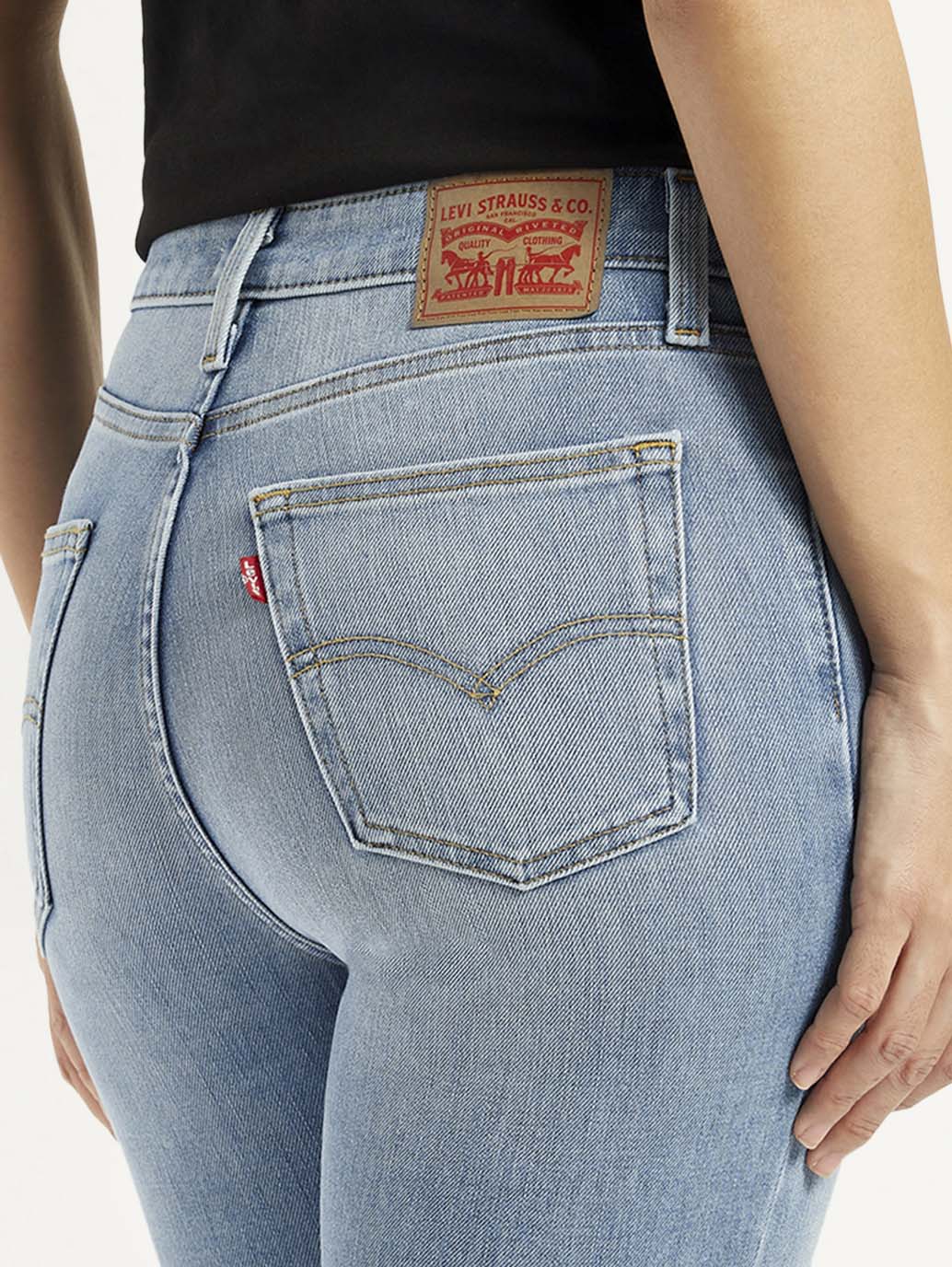 Women's High Rise Skinny Light Indigo Jeans