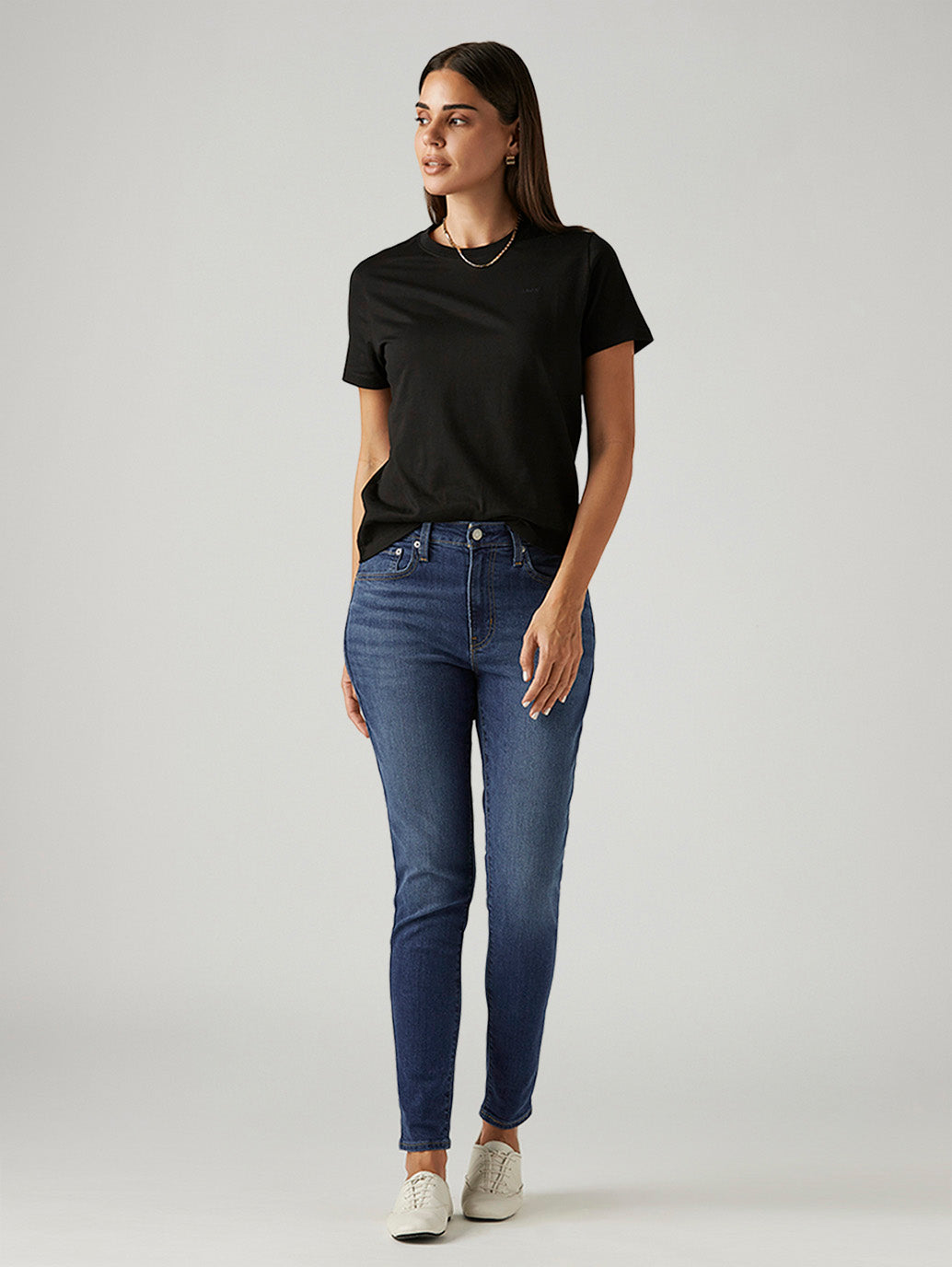 Women's 721 Dark Indigo Skinny Fit High Rise Jeans