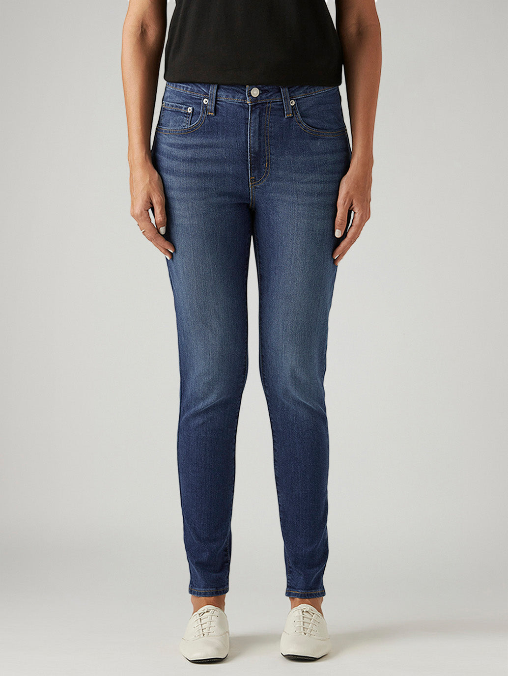 Women's 721 Dark Indigo Skinny Fit High Rise Jeans
