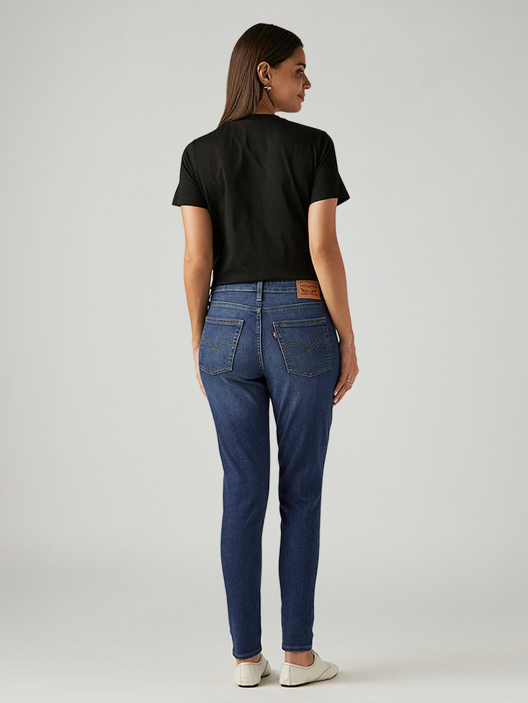 Women's 721 Dark Indigo Skinny Fit High Rise Jeans