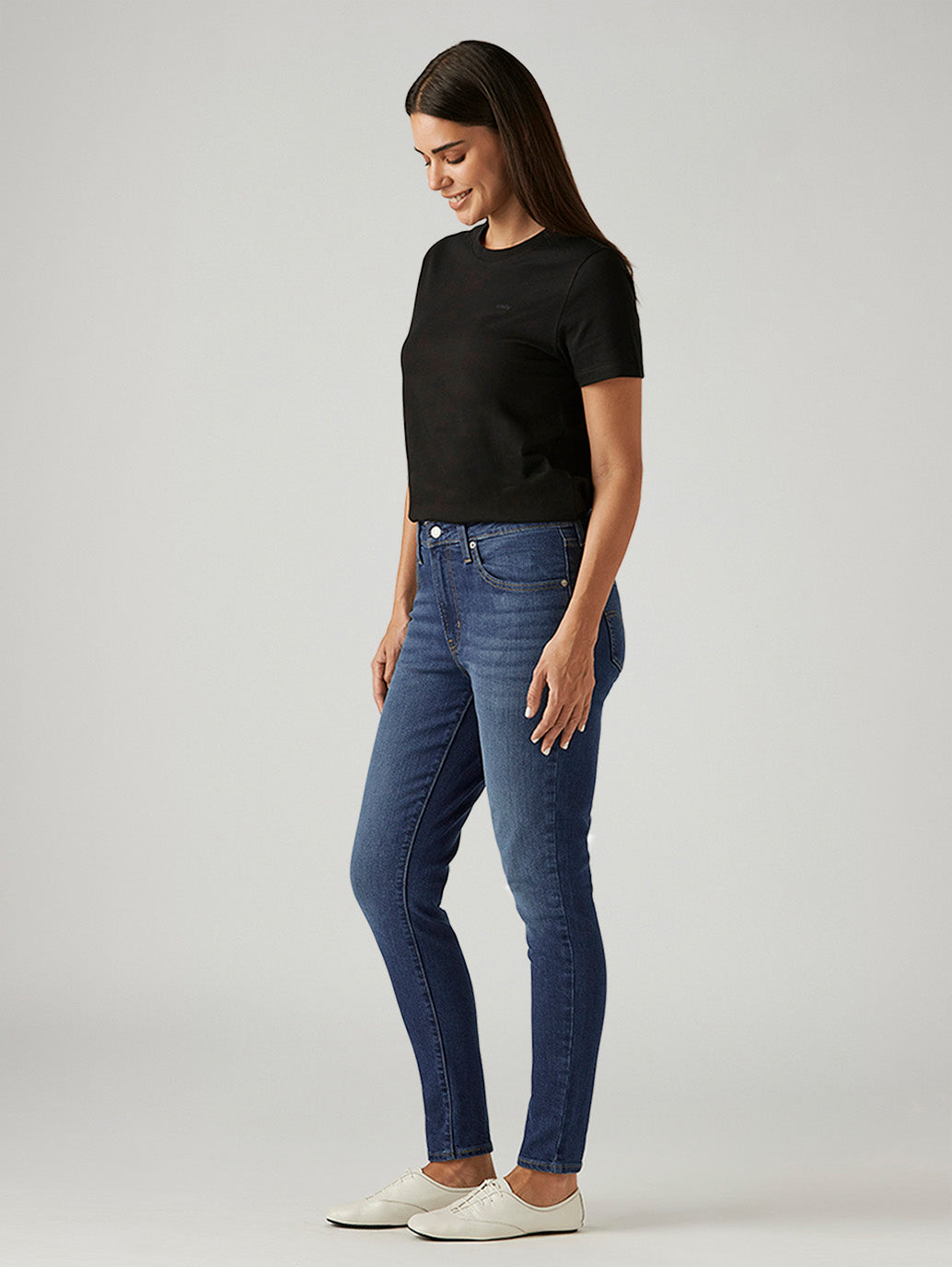 Women's 721 Dark Indigo Skinny Fit High Rise Jeans