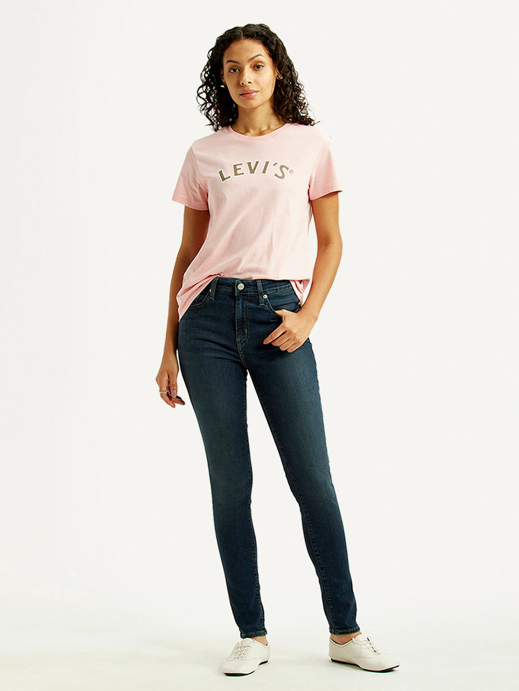 Women's 721 Dark Indigo Skinny Fit High Rise Jeans