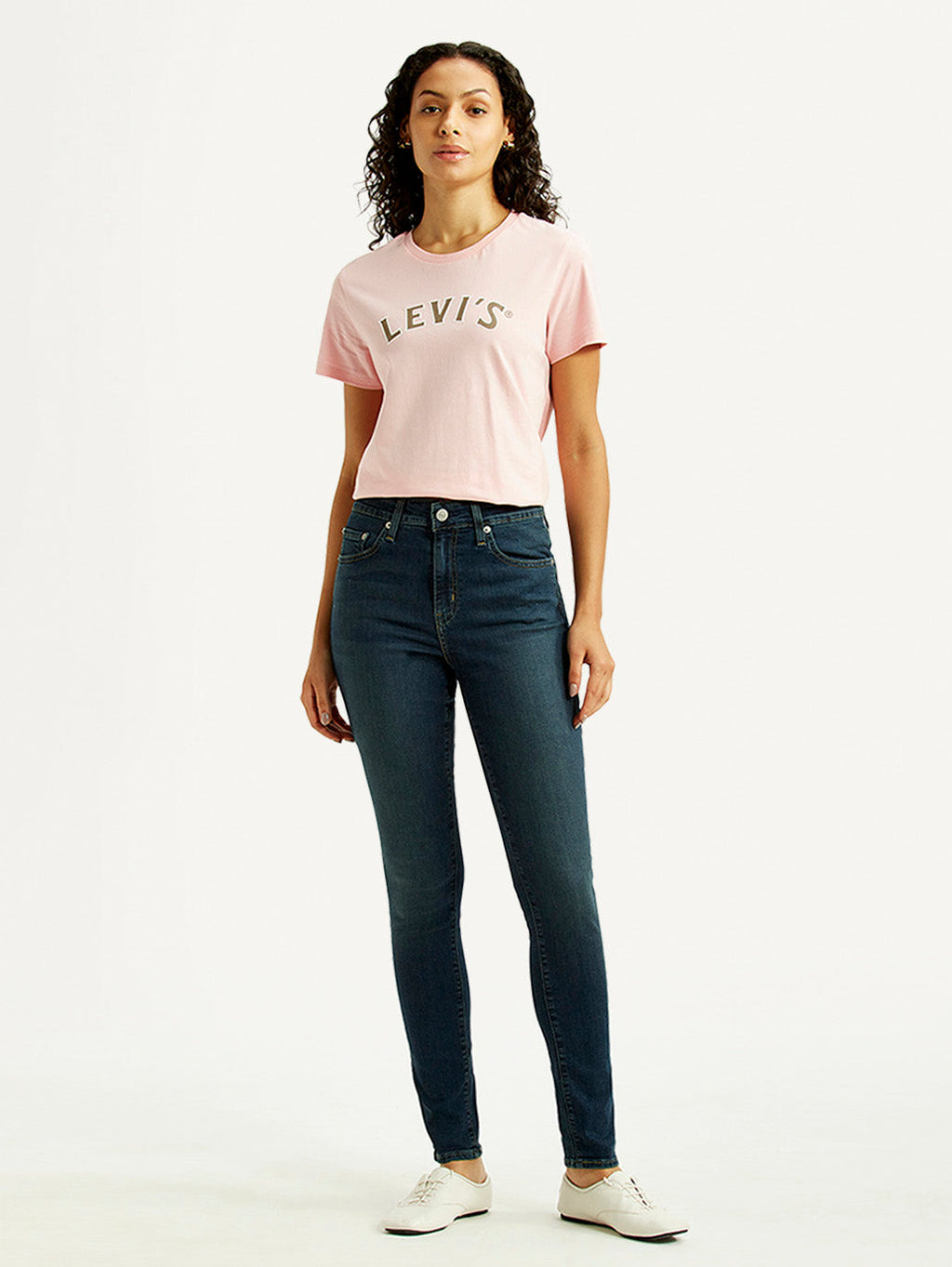 Women's 721 Dark Indigo Skinny Fit High Rise Jeans