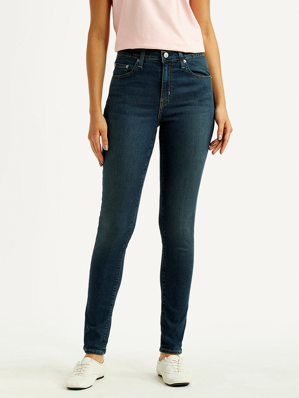 Women's 721 Dark Indigo Skinny Fit High Rise Jeans