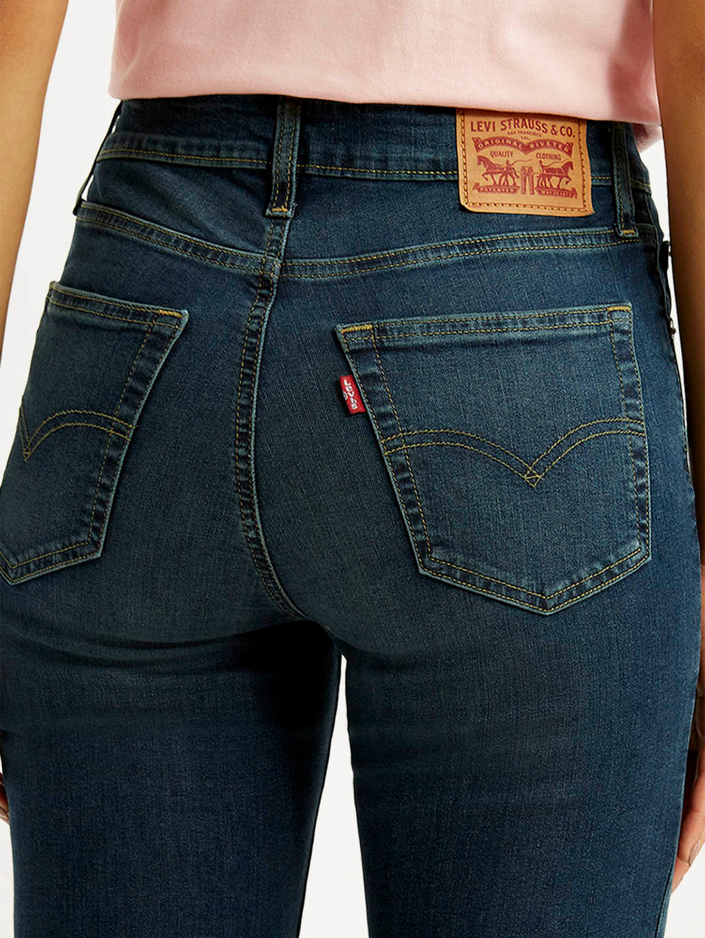 Women's 721 Dark Indigo Skinny Fit High Rise Jeans
