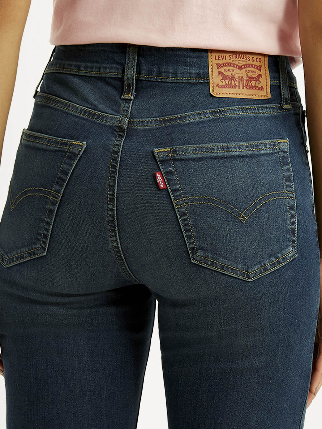 Women's 721 Dark Indigo Skinny Fit High Rise Jeans