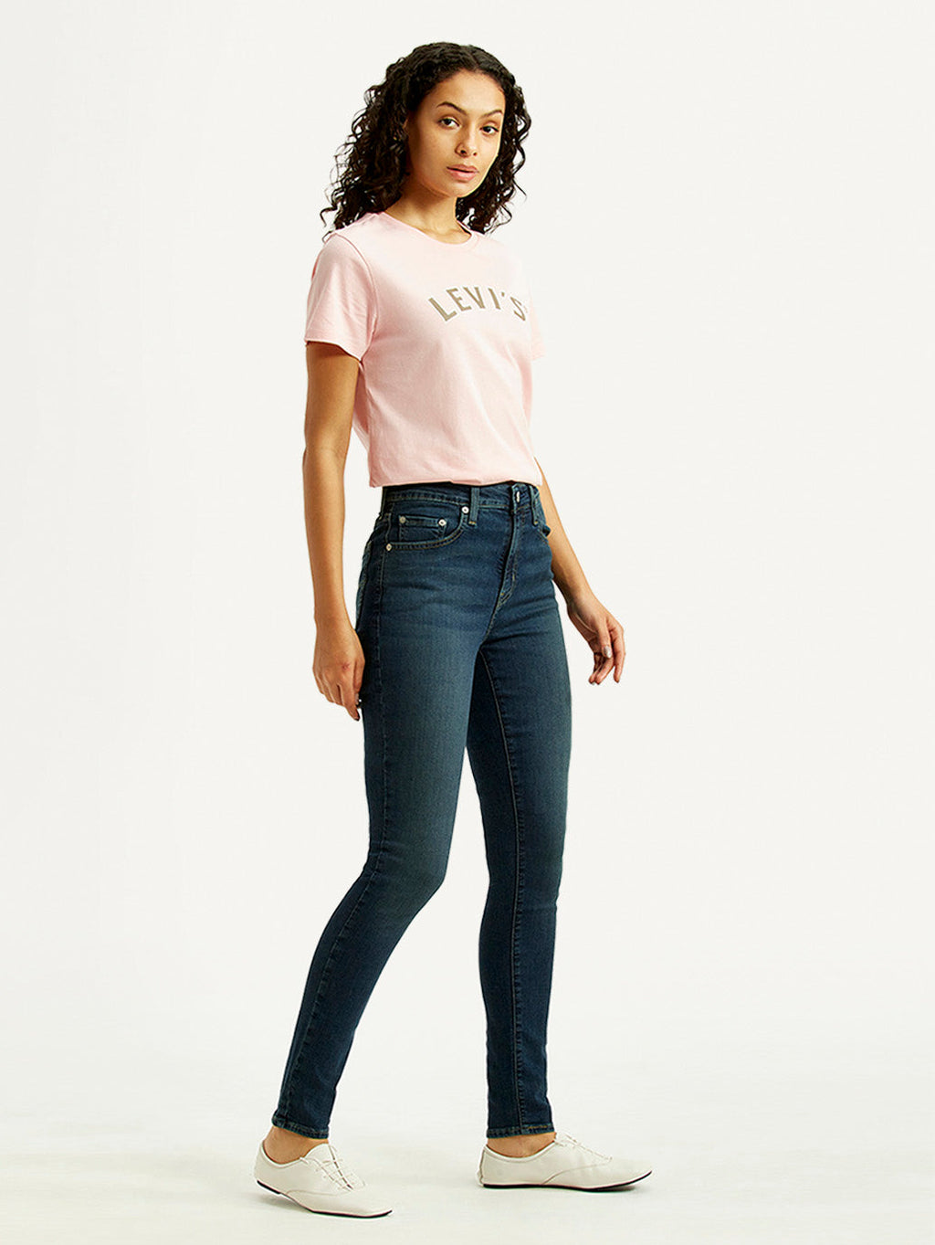 Women's 721 Dark Indigo Skinny Fit High Rise Jeans
