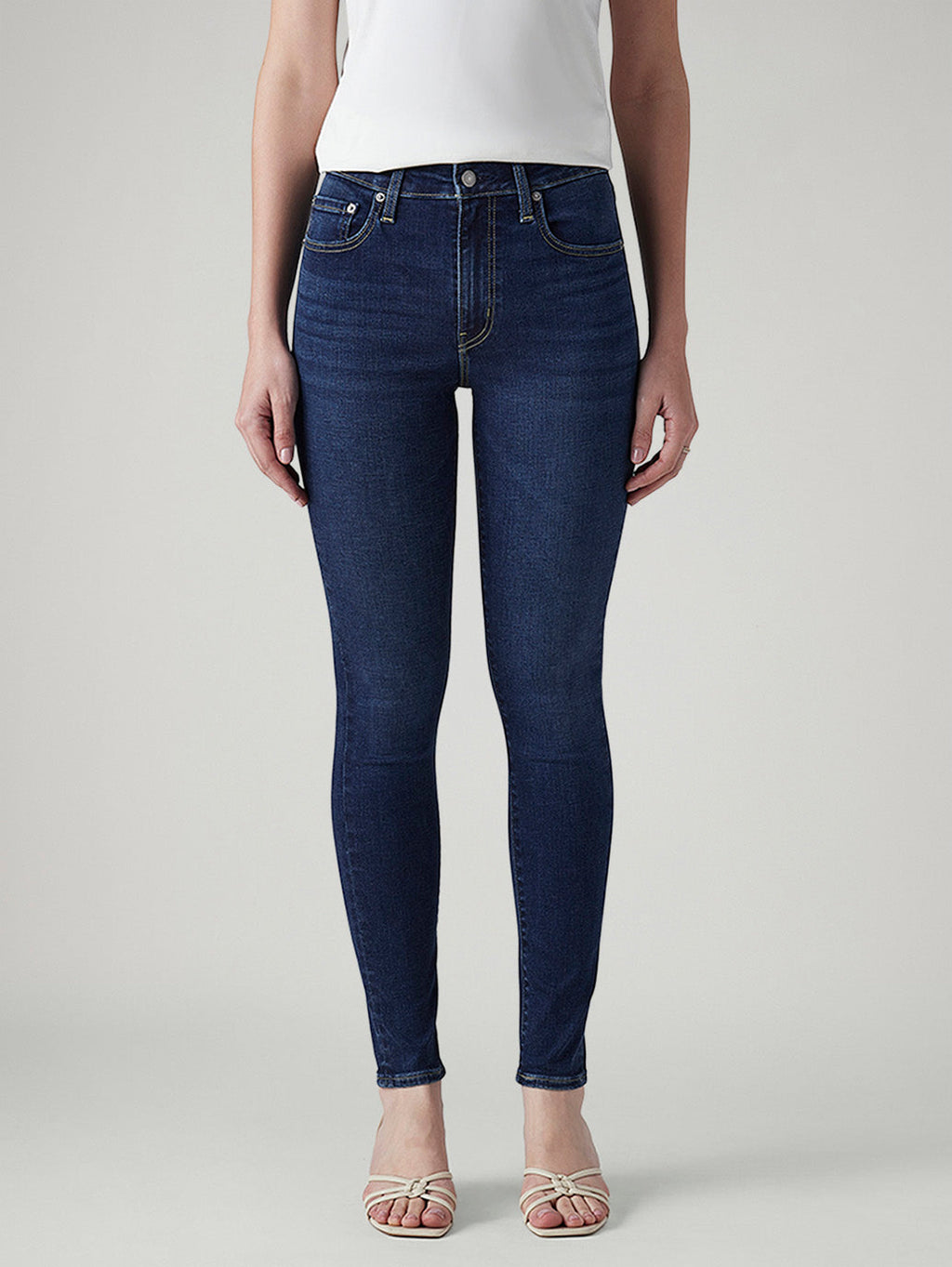 Women's 721 Dark Indigo Skinny Fit High Rise Jeans