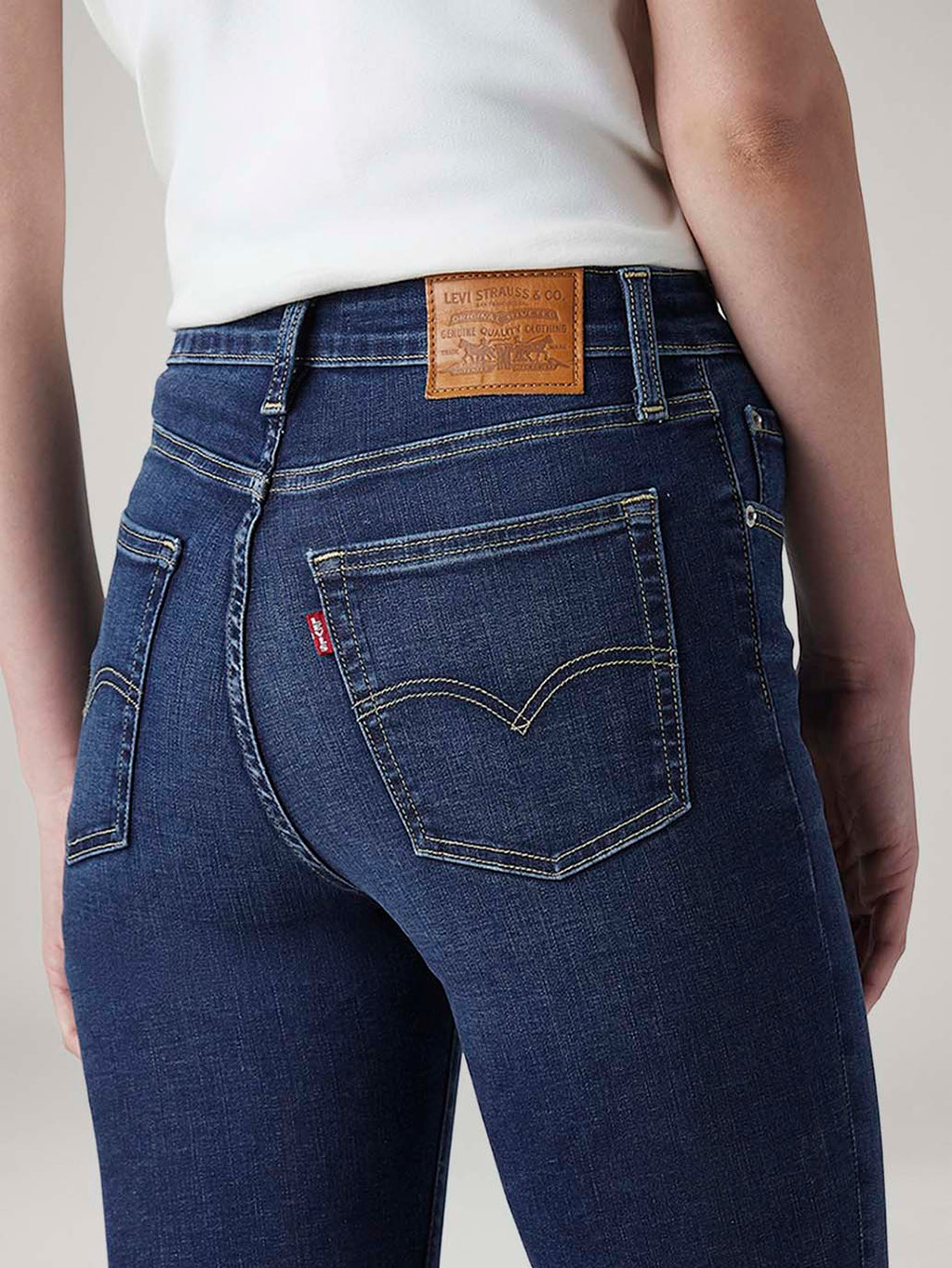 Women's 721 Dark Indigo Skinny Fit High Rise Jeans