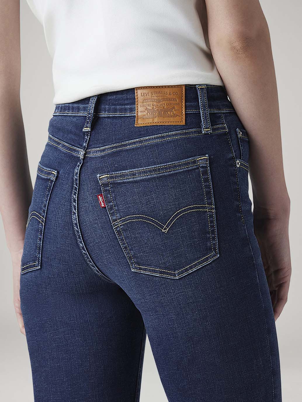 Women's 721 Dark Indigo Skinny Fit High Rise Jeans