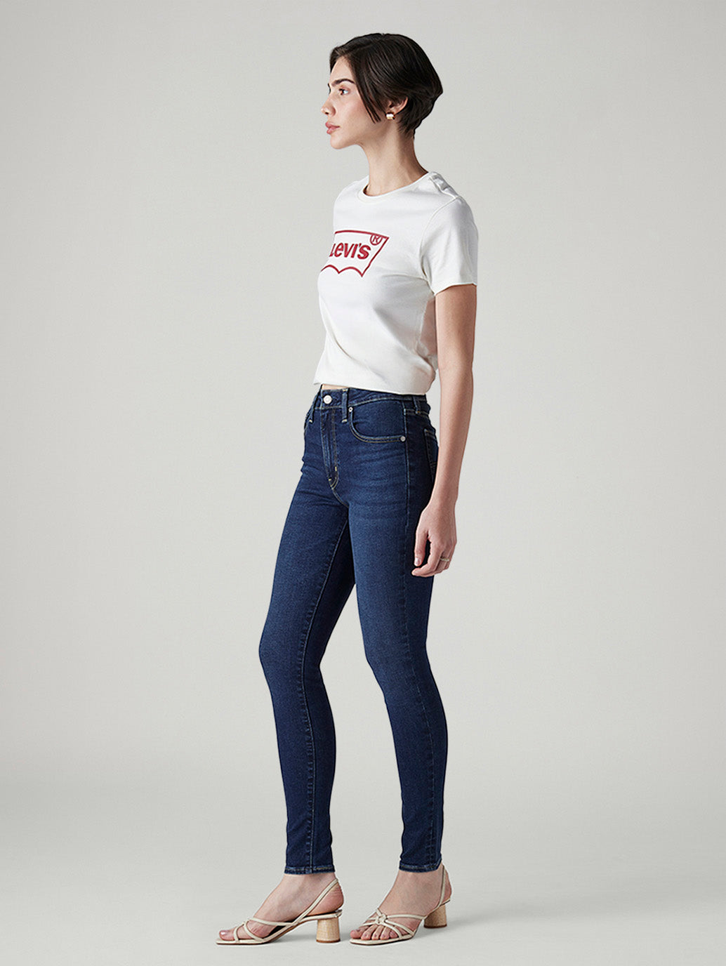 Women's 721 Dark Indigo Skinny Fit High Rise Jeans