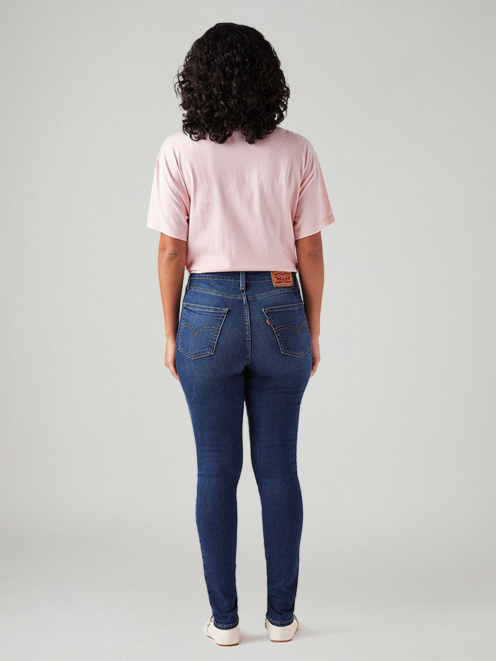 Women's 721 Dark Blue Skinny Fit High Rise Jeans