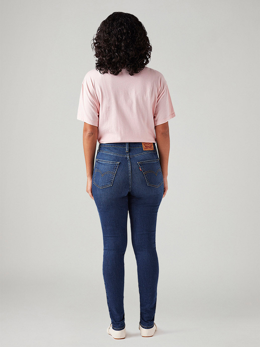Women's 721 Dark Blue Skinny Fit High Rise Jeans