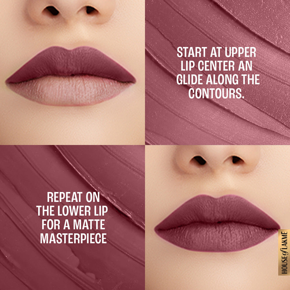 Lakmē 9to5 Powerplay Priming Matte Lipstick