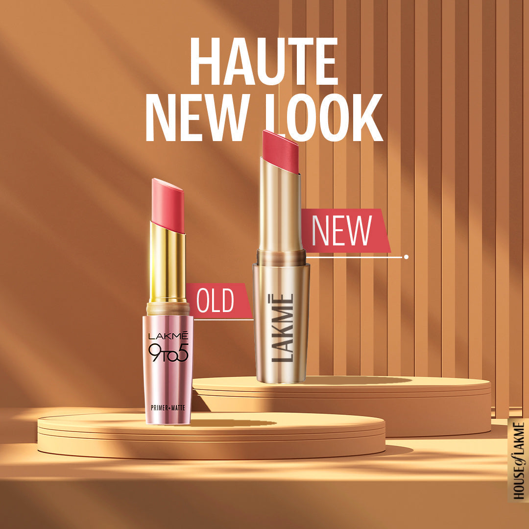 Lakmē 9to5 Powerplay Priming Matte Lipstick