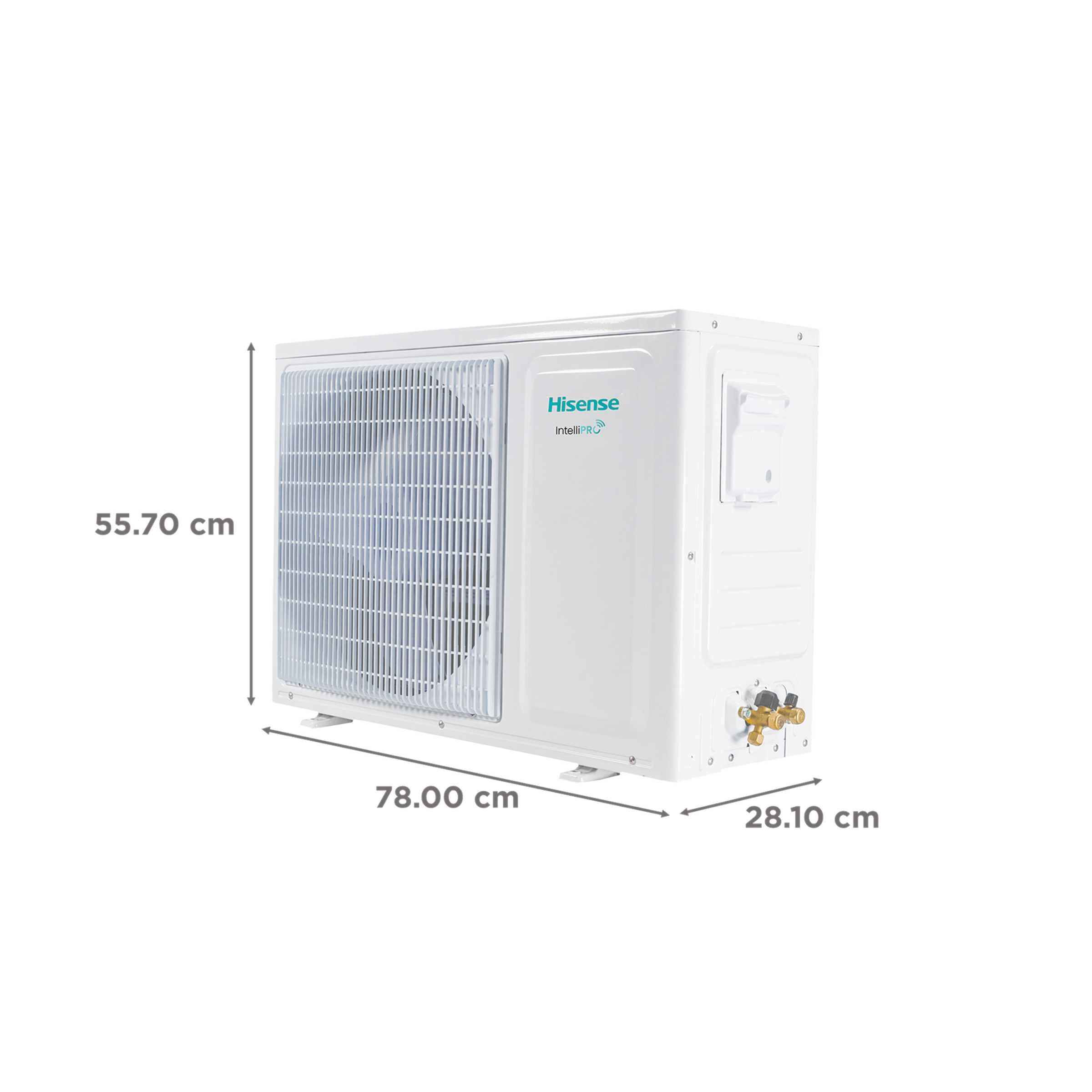 Hisense Intelli PRO 5 In 1 Convertible 2 Ton 3 Star Inverter Split Smart AC with 4-Way Swing (Copper Condenser, ATCW623HJP)