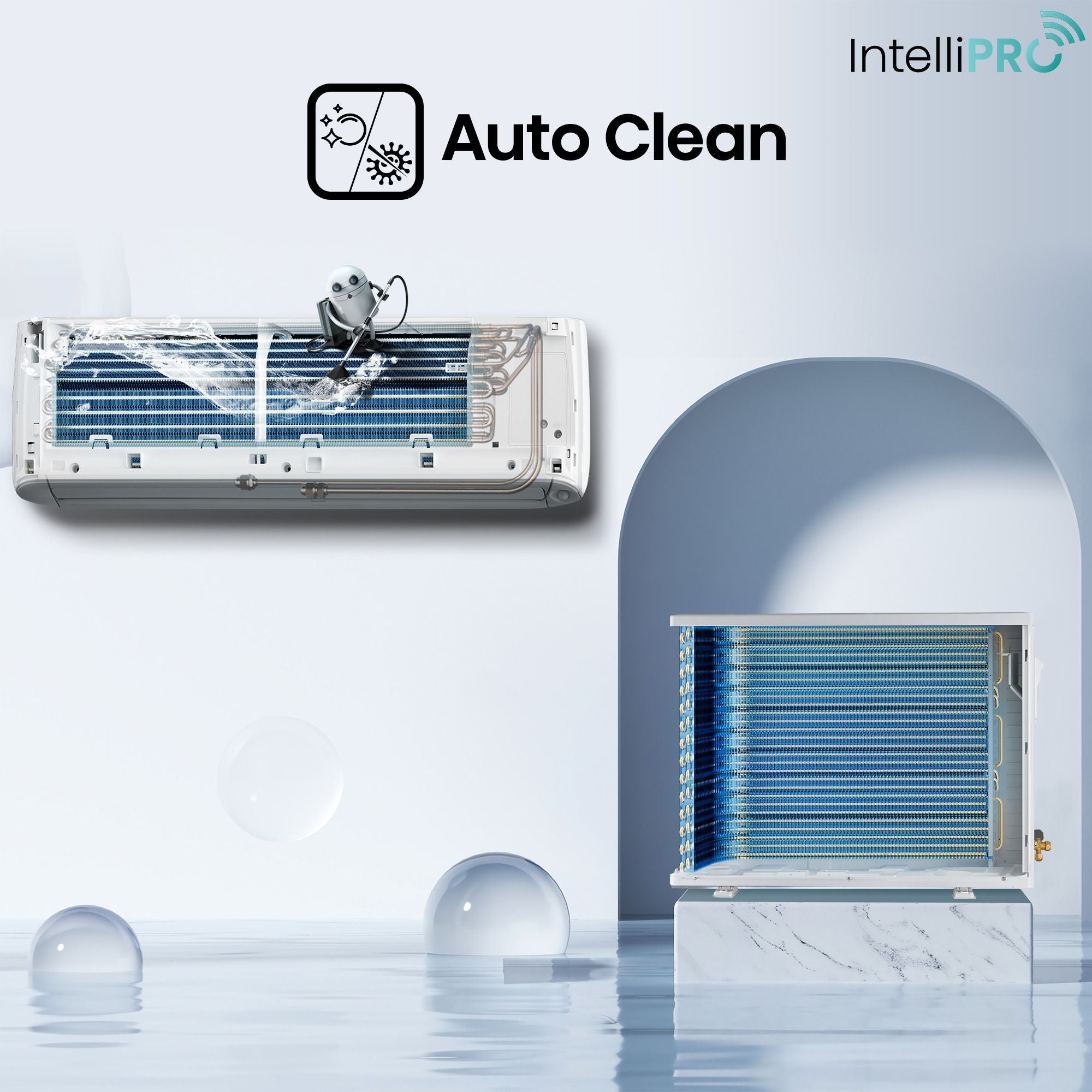 Hisense Intelli Pro 5 In 1 Convertible 1.5 Ton 5 Star Inverter Split Smart AC with 4-Way Swing (Copper Condenser, ATCW515HJP)