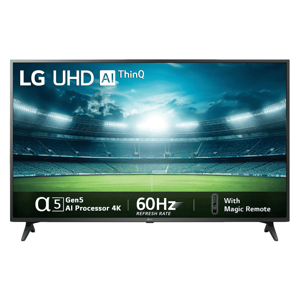 LG UQ7500 139.7 cm (55 inch) 4K Ultra HD LED WebOS TV with α5 Gen5 AI Processor (2022 model)