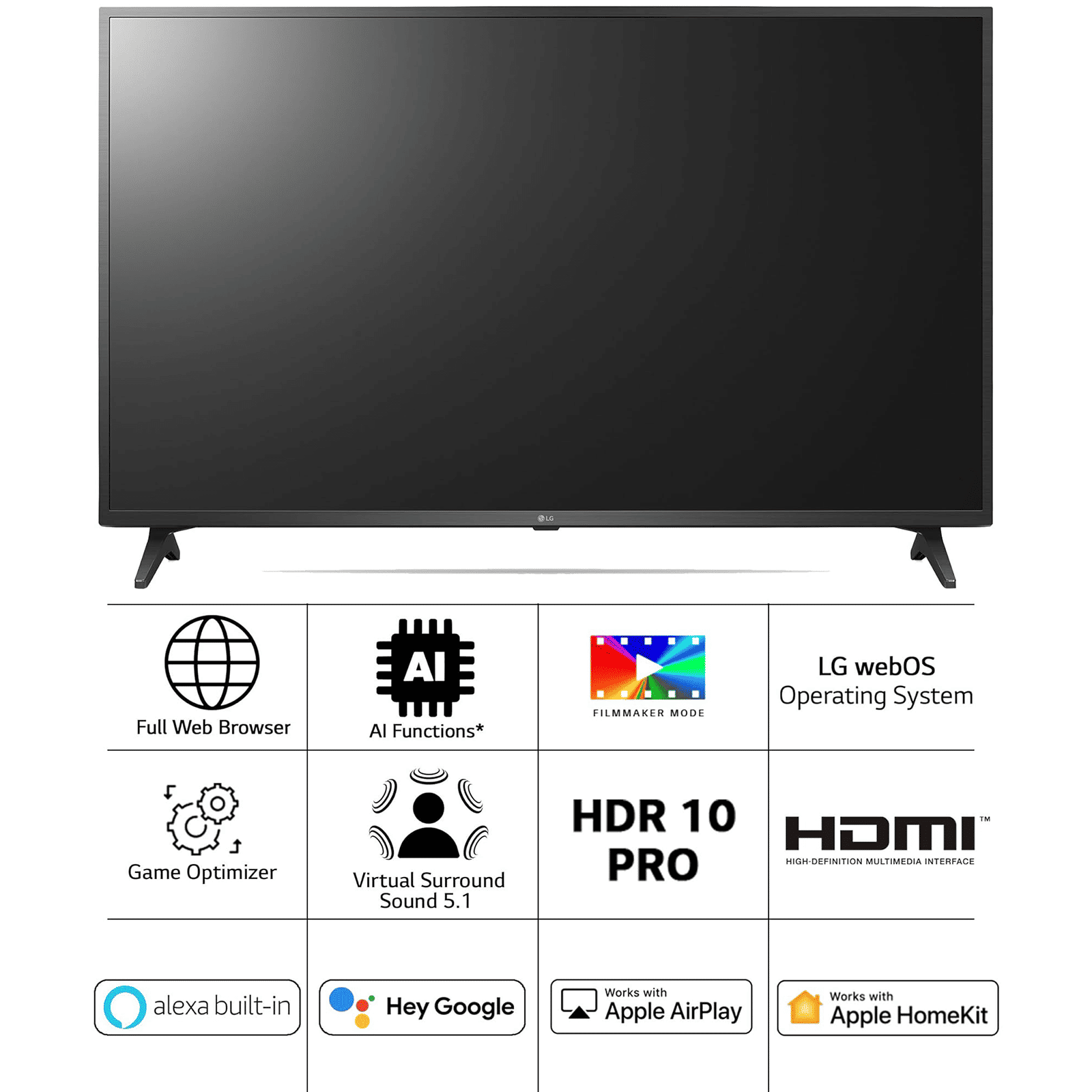 LG UQ7500 109.22 cm (43 inch) 4K Ultra HD LED WebOS TV with α5 Gen 5 AI Processor