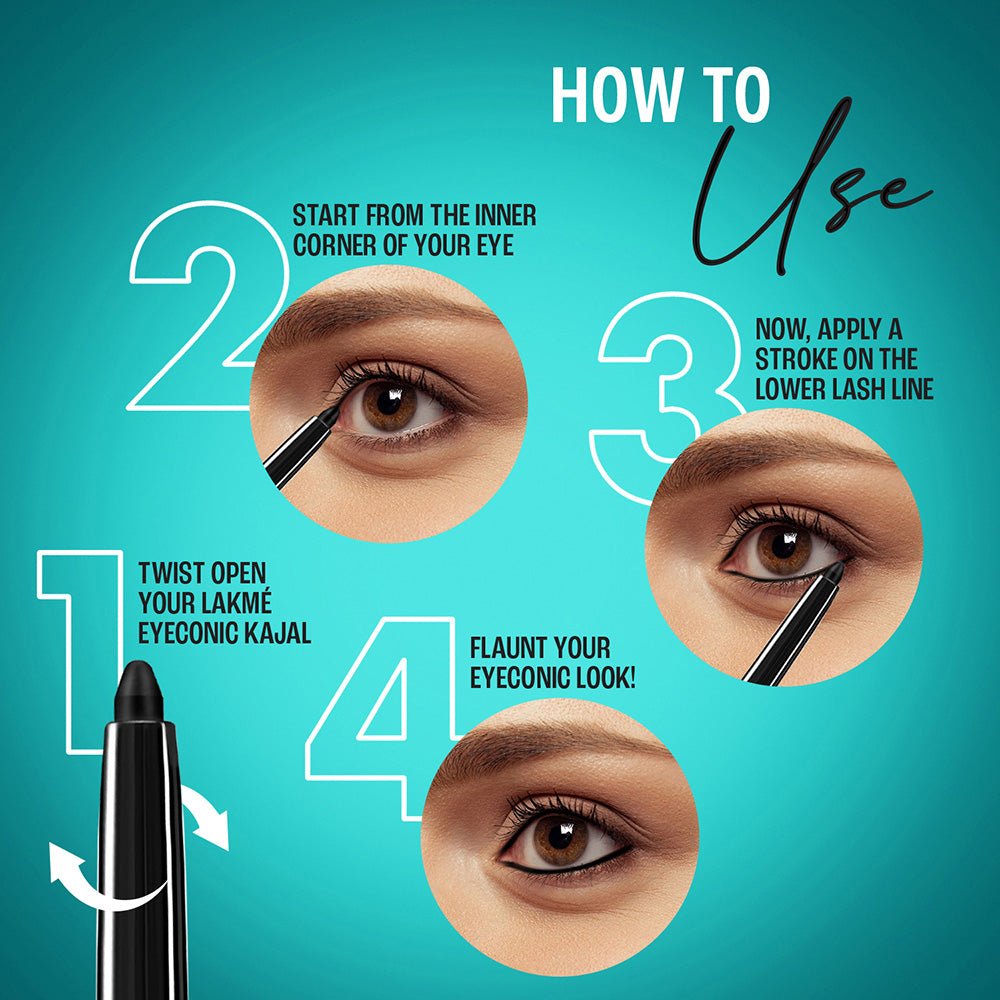 Lakmē  9 to 5 Eyeconic Kajal