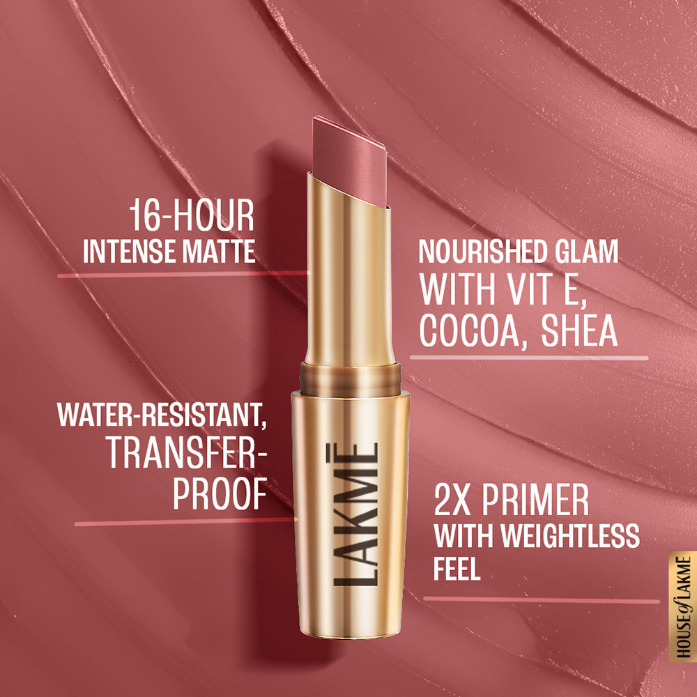 Lakmē 9 To 5 Primer + Matte Lipstick
