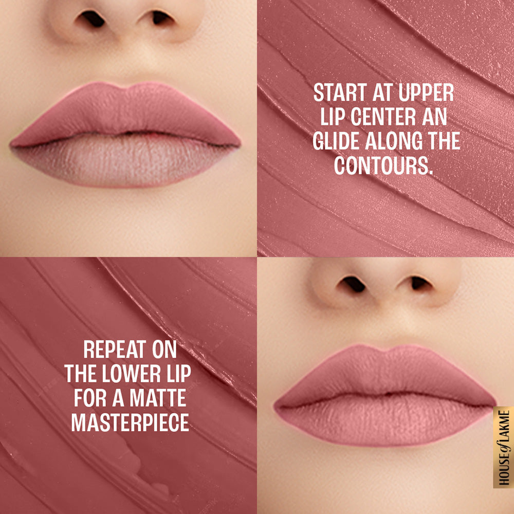 Lakmē 9 To 5 Primer + Matte Lipstick