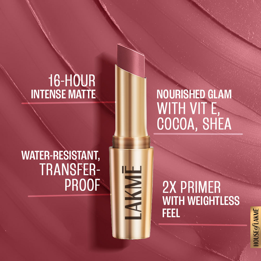 Lakmē 9 To 5 Primer + Matte Lipstick