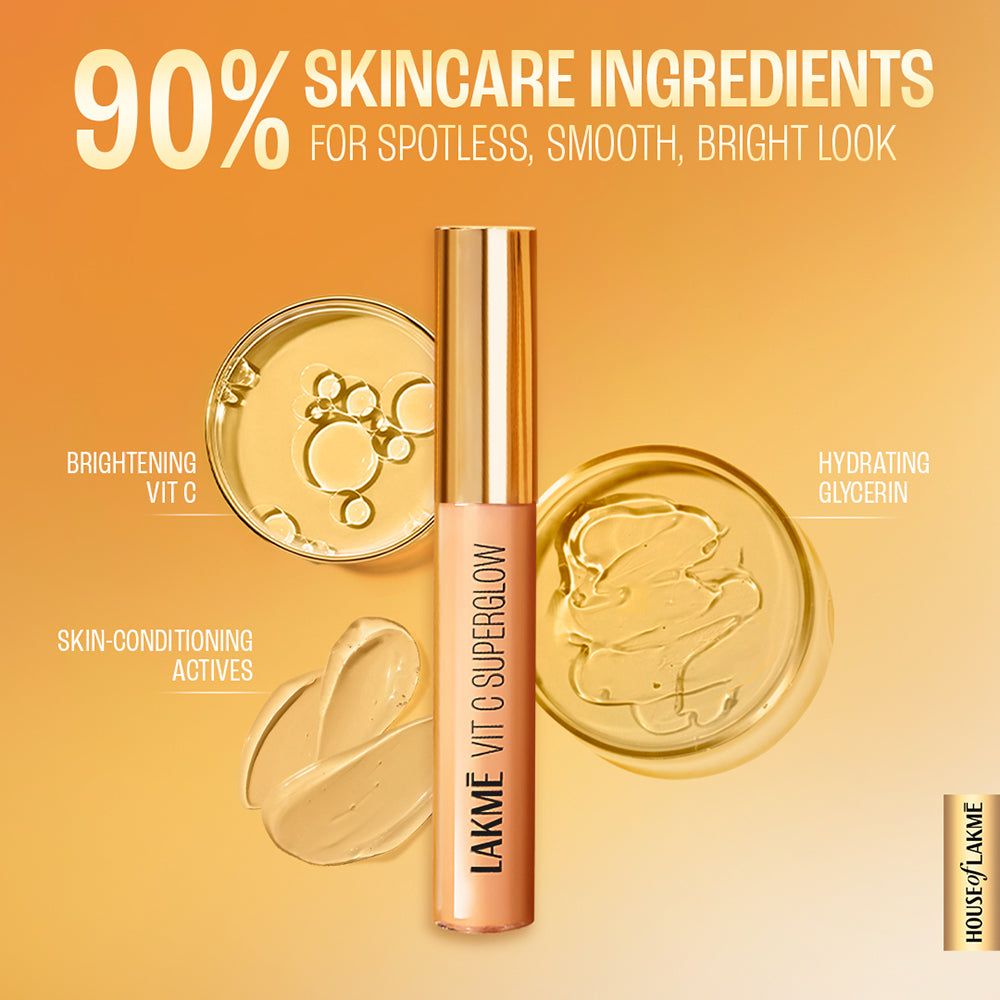 Lakmē VitC Superglow Primer, Tint & Concealer Trio